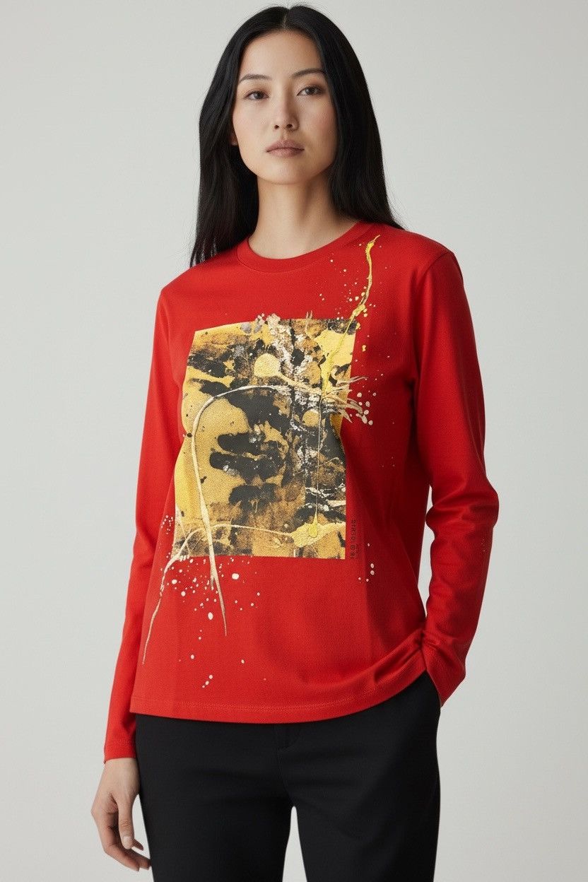 Iceberg VTG Iceberg Ice Jeans Abstract Art Cotton Tee - NWT - IT 42 Size M / US 6-8 / IT 42-44 - 1 Thumbnail
