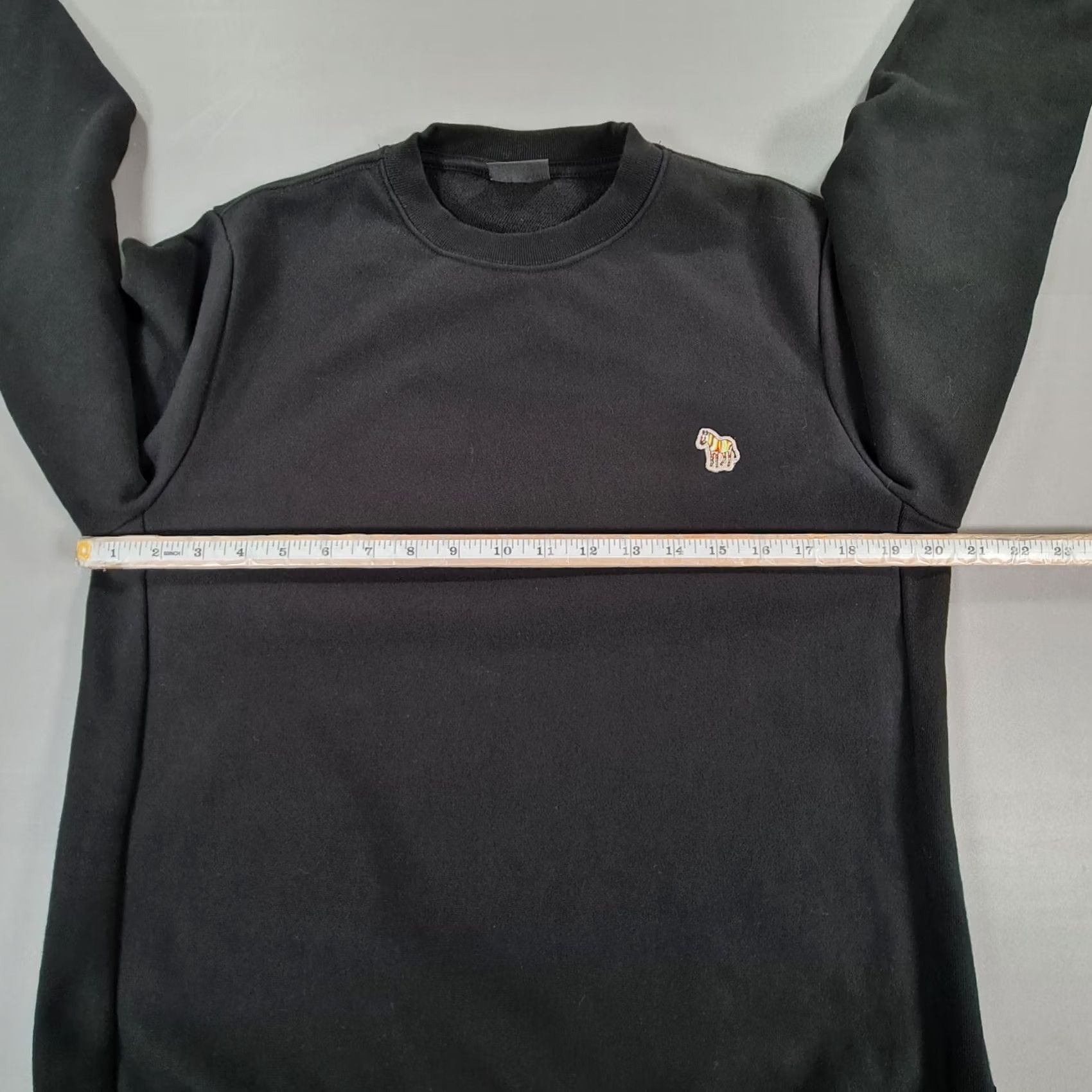 Paul Smith Paul Smith Mens Sweatshirt Black Medium Zebra Logo Fleece Cotton Crew Sweater Size US M / EU 48-50 / 2 - 6 Thumbnail