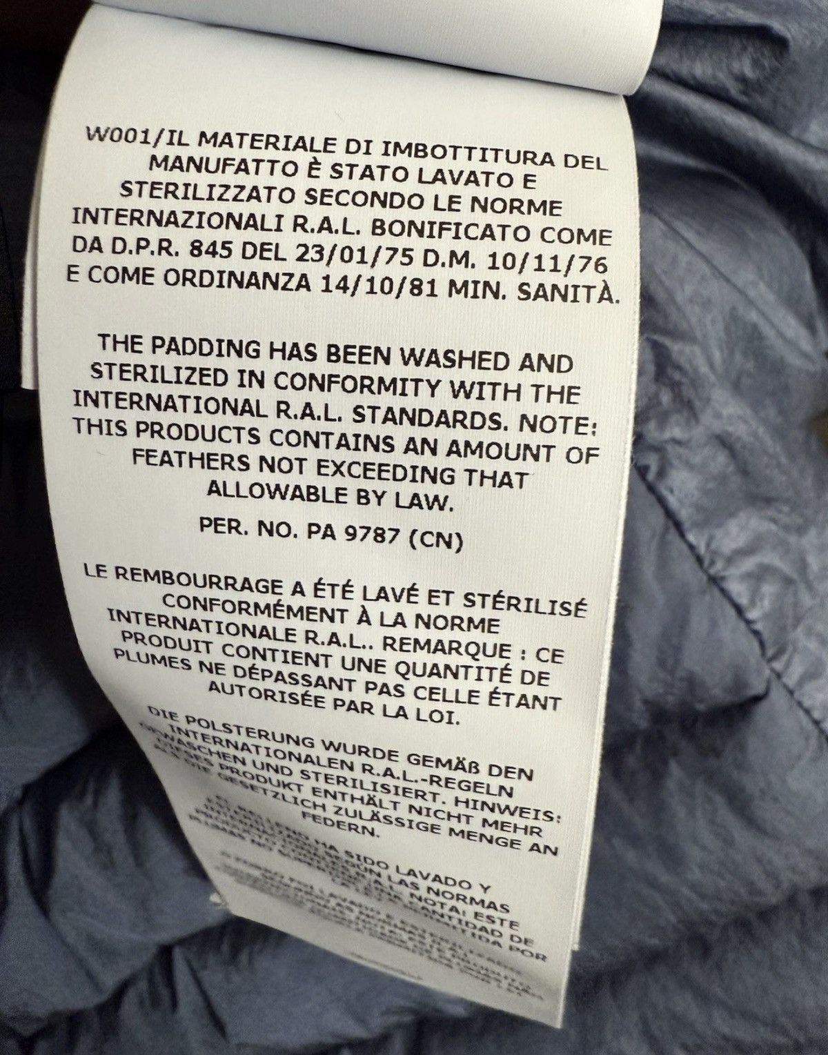 Stone Island NWT $1264 STONE ISLAND Padded jacket Size US XL / EU 56 / 4 - 14 Thumbnail