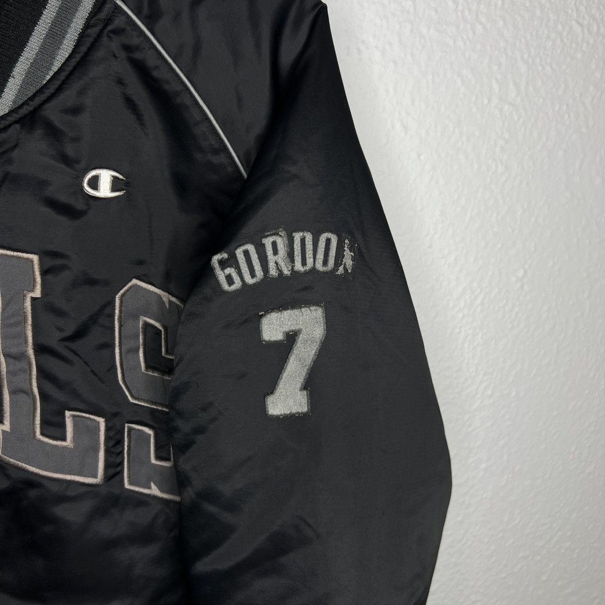 Champion × NBA × Vintage Champion Chicago Bulls Vintage Jacket Bomber Varsity Black Size US M / EU 48-50 / 2 - 6 Thumbnail