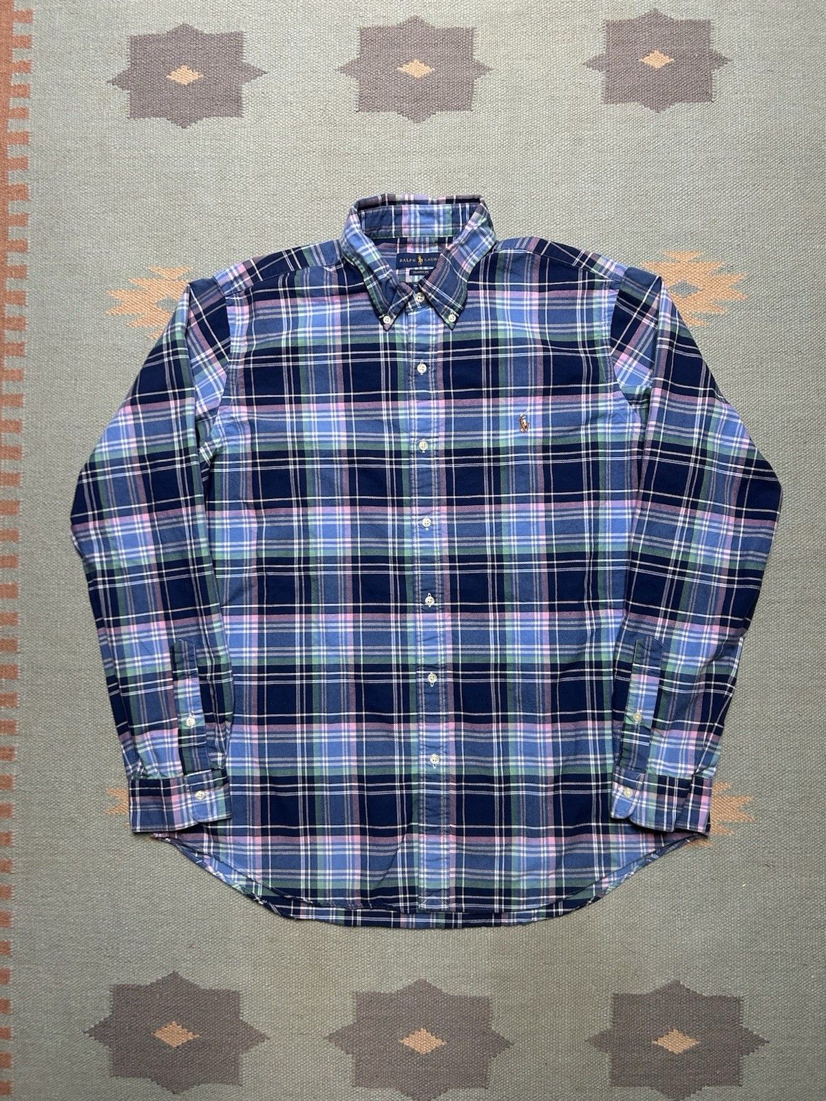 Ralph Lauren Ralph Lauren classic fit dress shirt plaid button cotton XL Size US XL / EU 56 / 4 - 1 Thumbnail