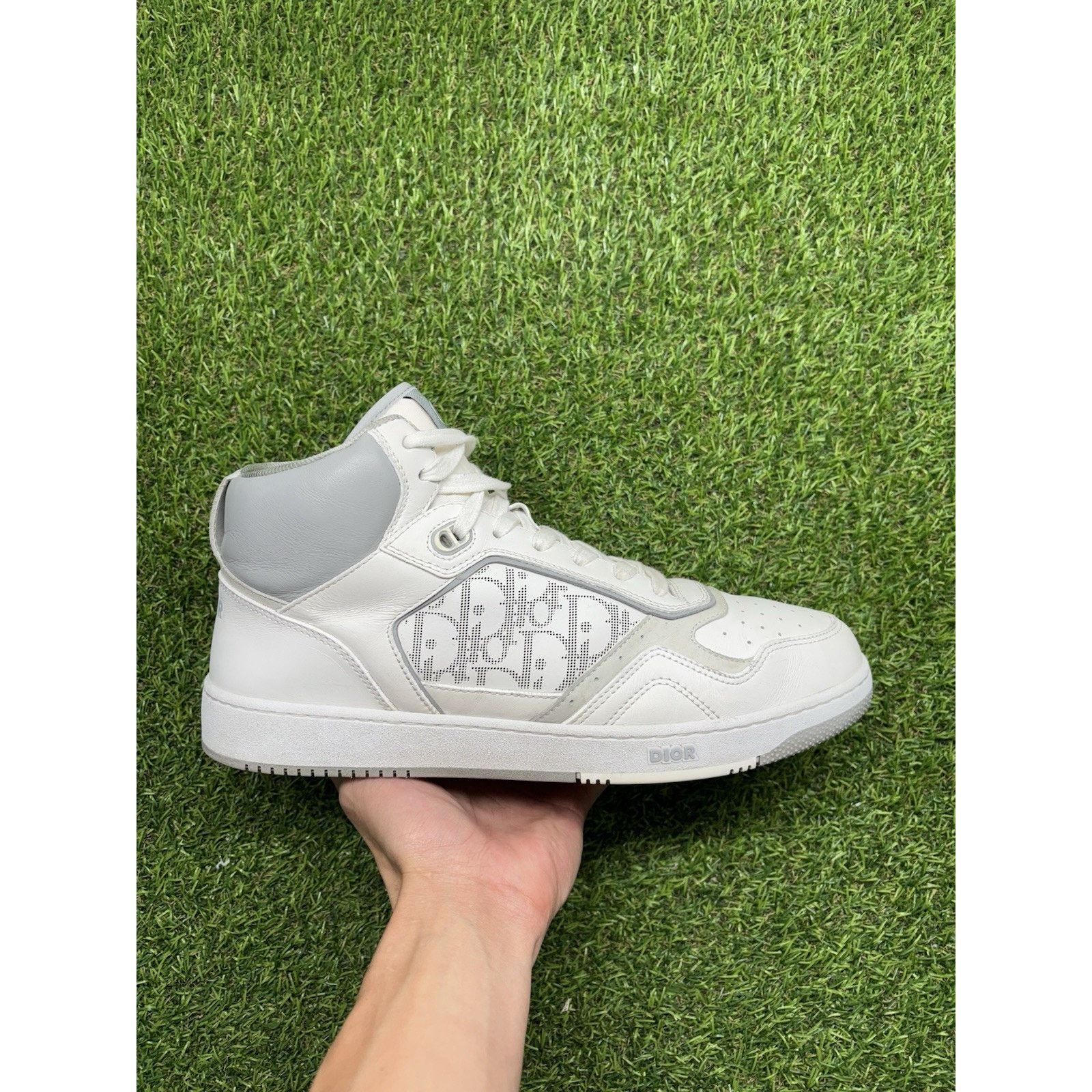 Dior Dior B27 High Top ' White ' Size US 12 / EU 45 - 2 Thumbnail