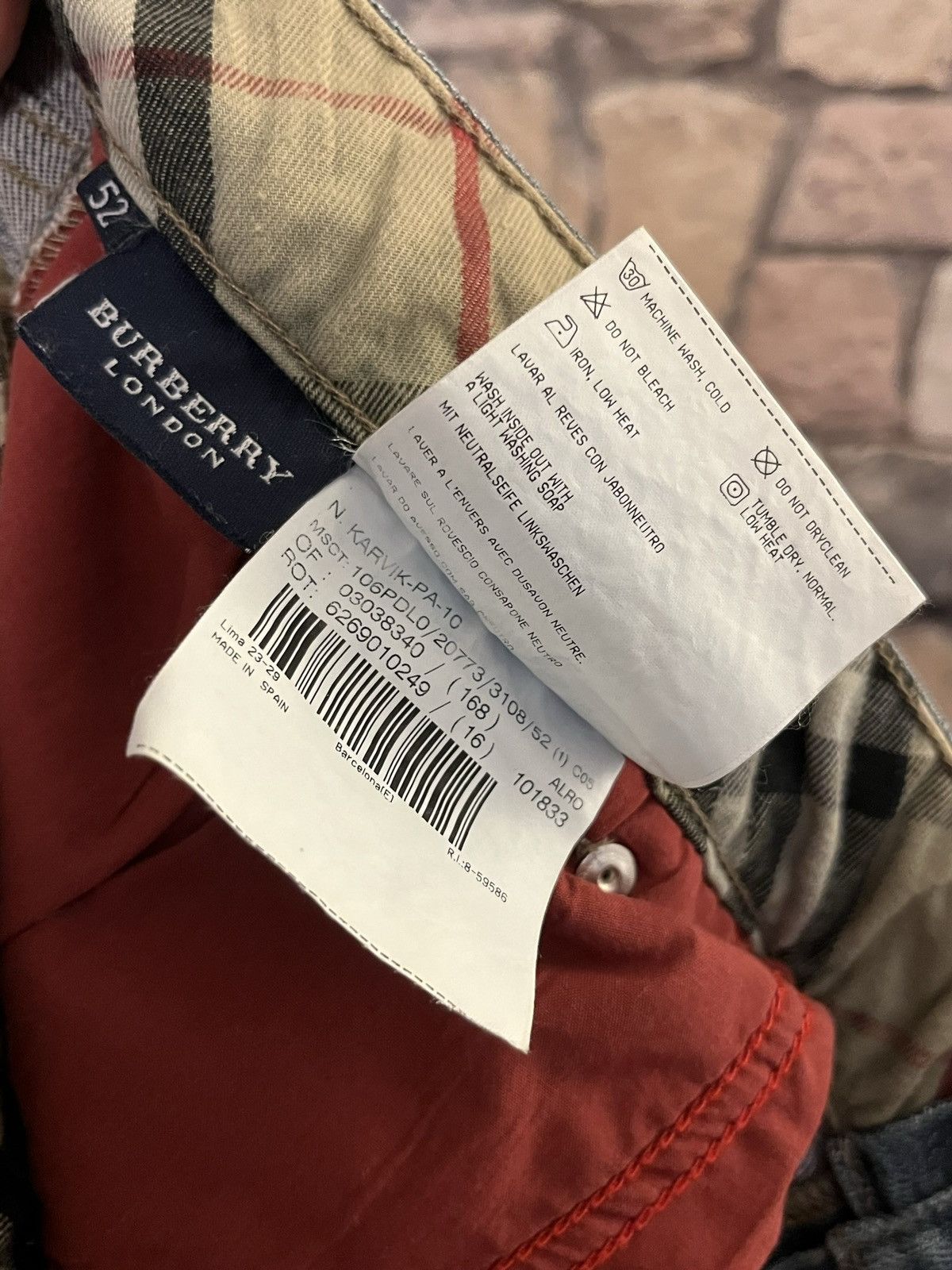 Burberry × Vintage Burberry Vintage Jeans Size US 36 / EU 52 - 6 Thumbnail