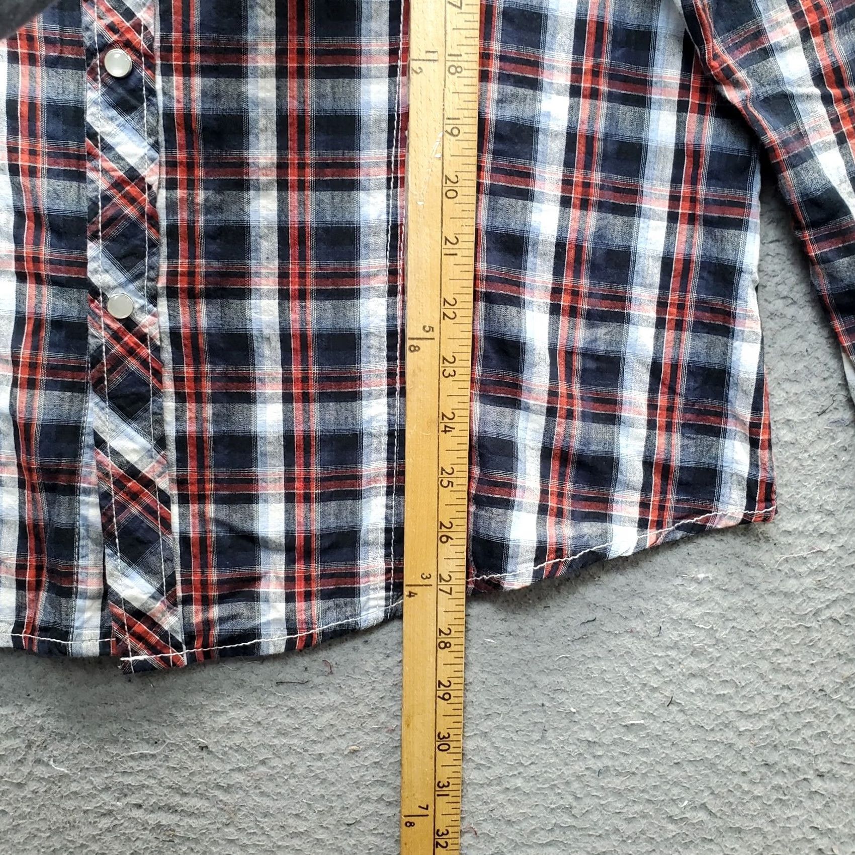 Vintage Pop Icon Western Rodeo Shirt Mens XL Multi Plaid Embroidered Pearl Snap Long Sleeve Size US XL / EU 56 / 4 - 3 Thumbnail