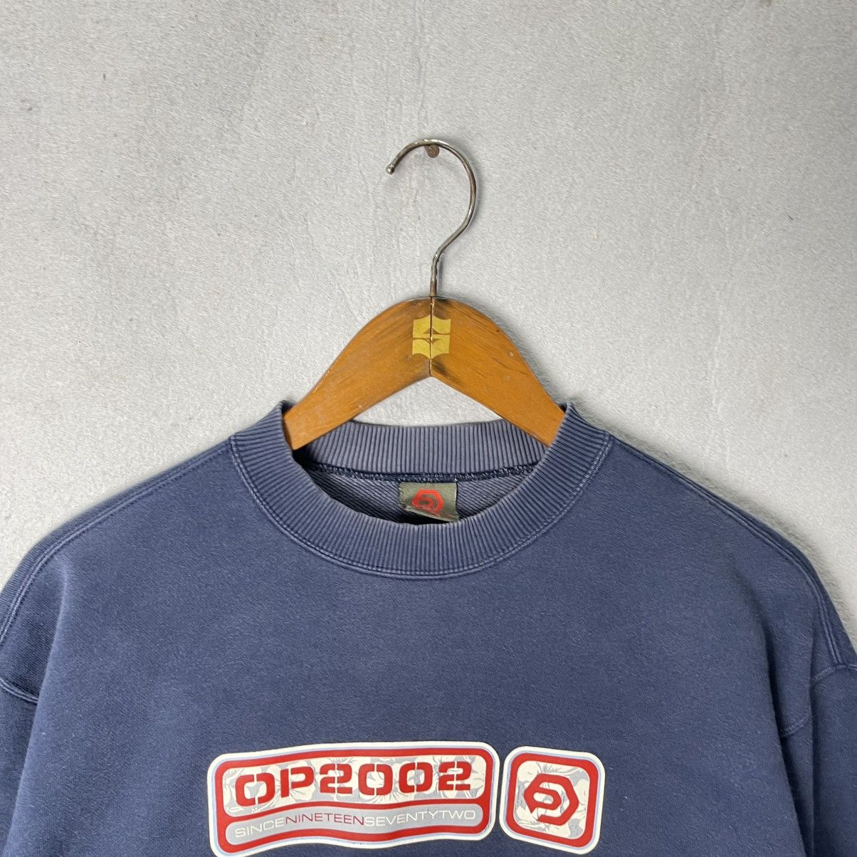 Ocean Pacific Vintage Ocean Pacific 2002 Graphic Sweatshirt Blue Logo Size US M / EU 48-50 / 2 - 2 Thumbnail
