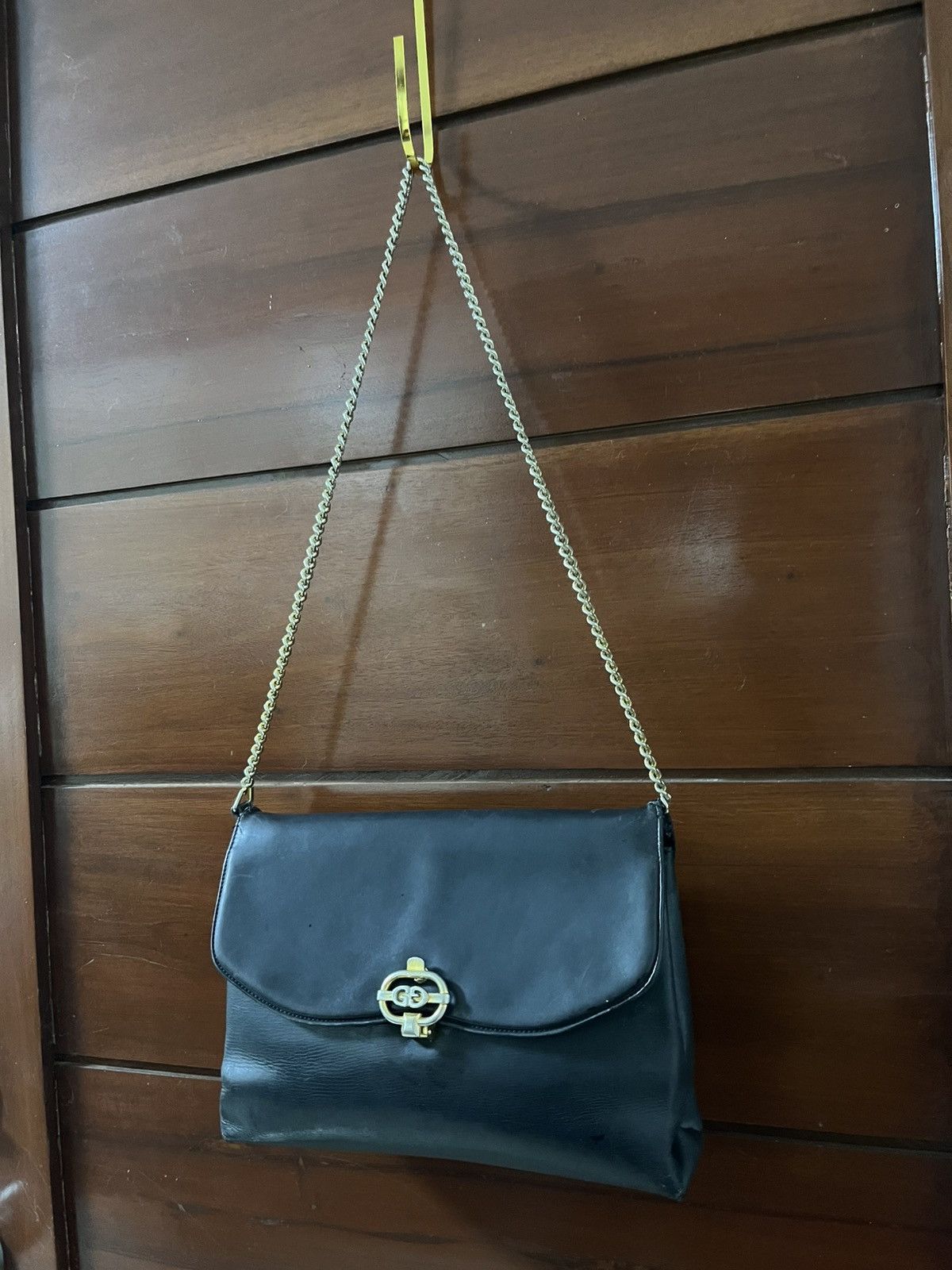 Gucci RARE Vintage Gucci made in italy blue leather shoulder bag Size ONE SIZE - 2 Thumbnail