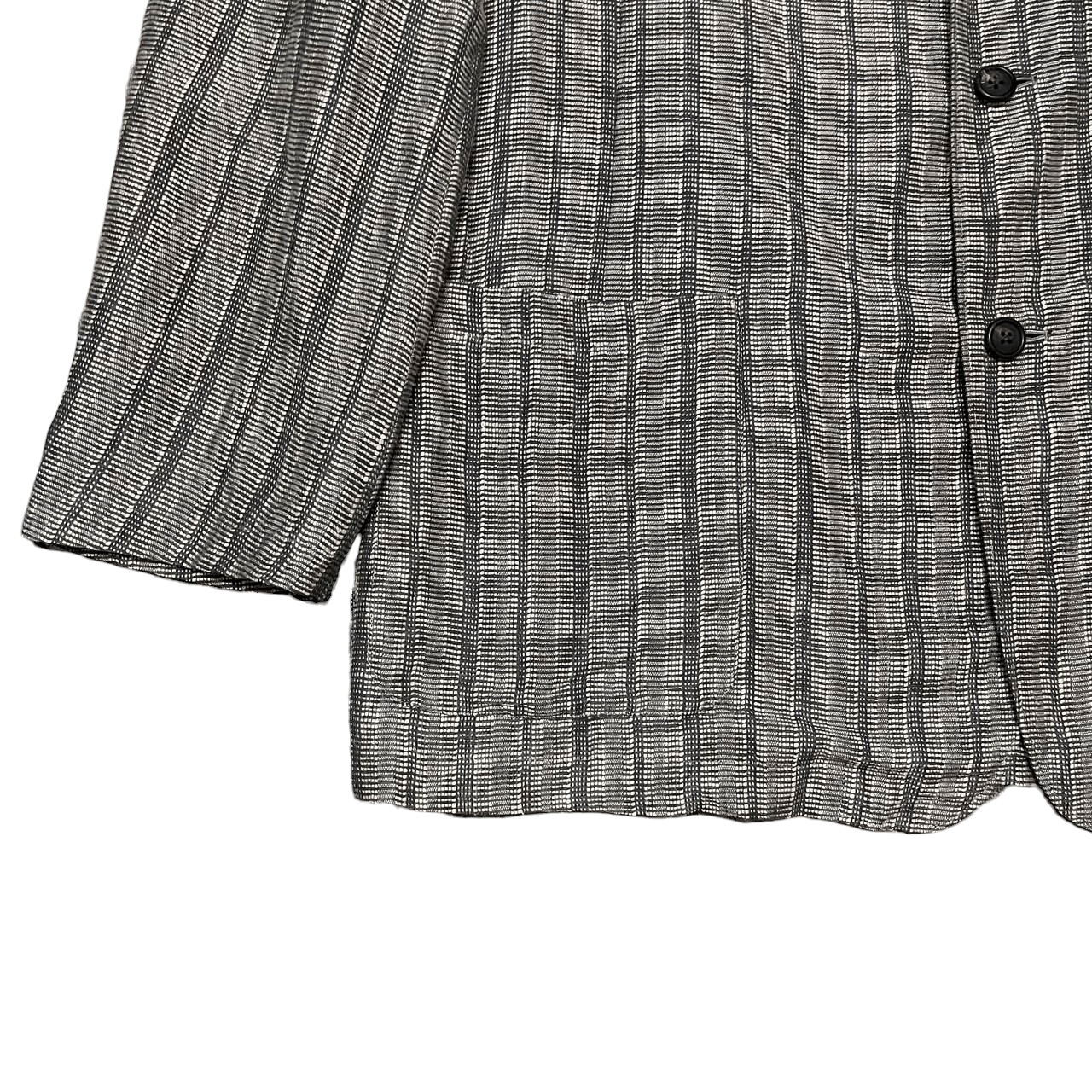 Yohji Yamamoto Ys For Men by Yohji Yamamoto Striped Blazer Jacket Size US M / EU 48-50 / 2 - 3 Thumbnail