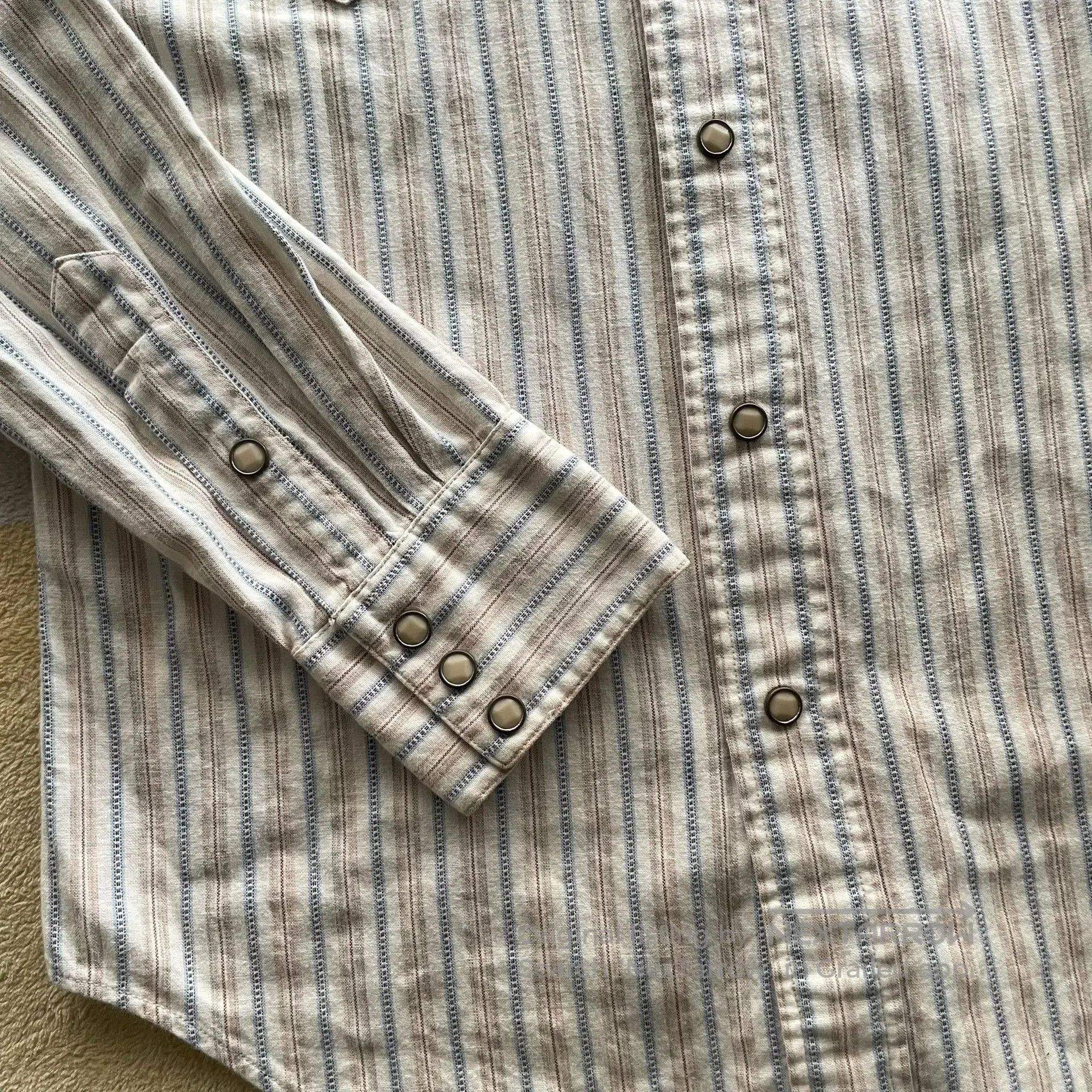 RRL Ralph Lauren RRL Ralph Lauren Western Stripe Shirt. Size US XS / EU 42 / 0 - 5 Thumbnail