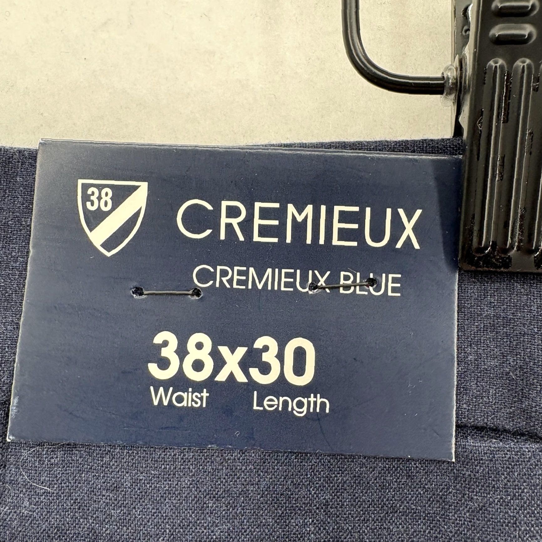Cremieux Cremieux Blue Dress Pants Mens 38x30 Navy Heather Regular Fit Stretch Business Pants Size US 38 / EU 54 - 5 Thumbnail