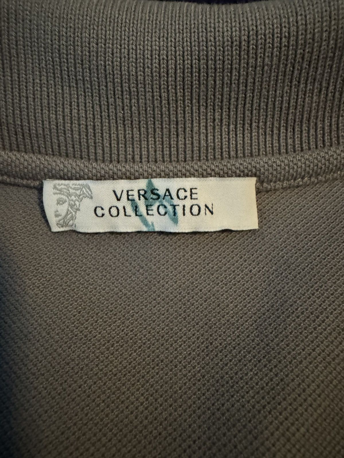 Versace Grey Versace Collection Medusa Head Polo Size US M / EU 48-50 / 2 - 3 Thumbnail