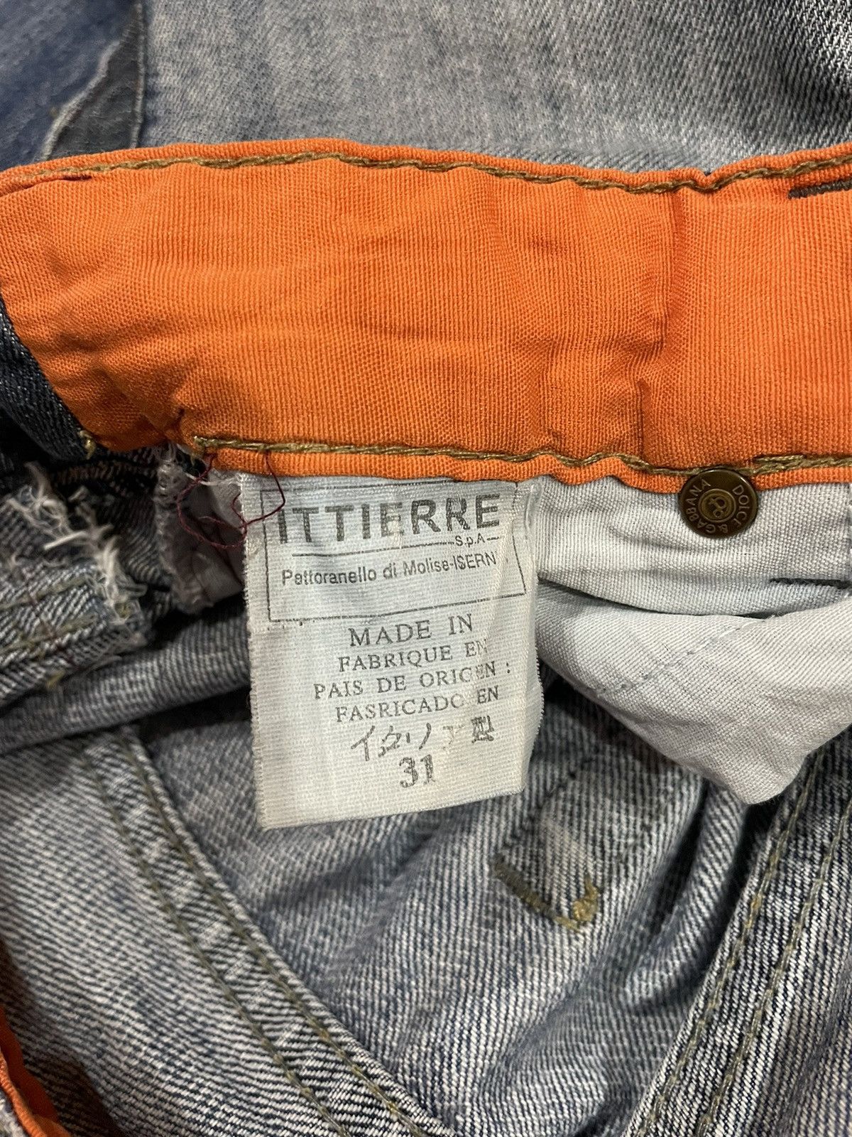 Designer × Dolce & Gabbana × Vintage Vintage Dolce & Gabbana Archive FW05 Jeans Size US 33 - 7 Thumbnail