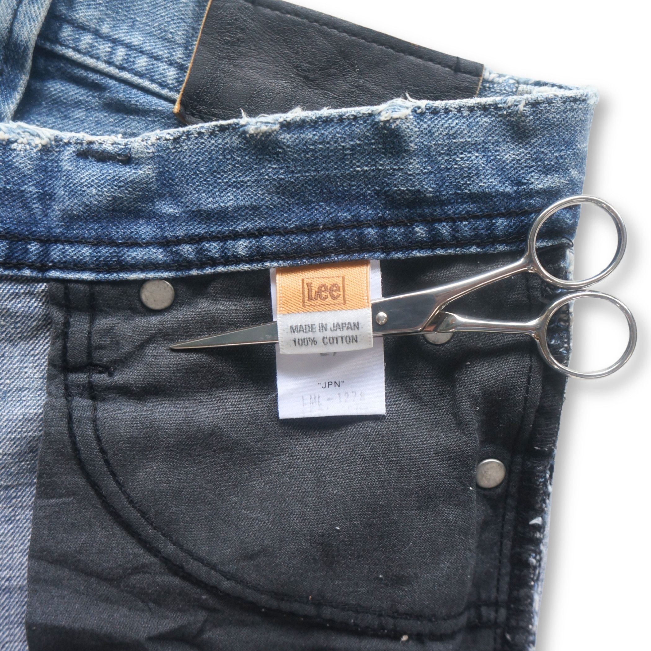 Lee Lee Flare Blue Jeans Made in Japan Size US 27 - 5 Thumbnail