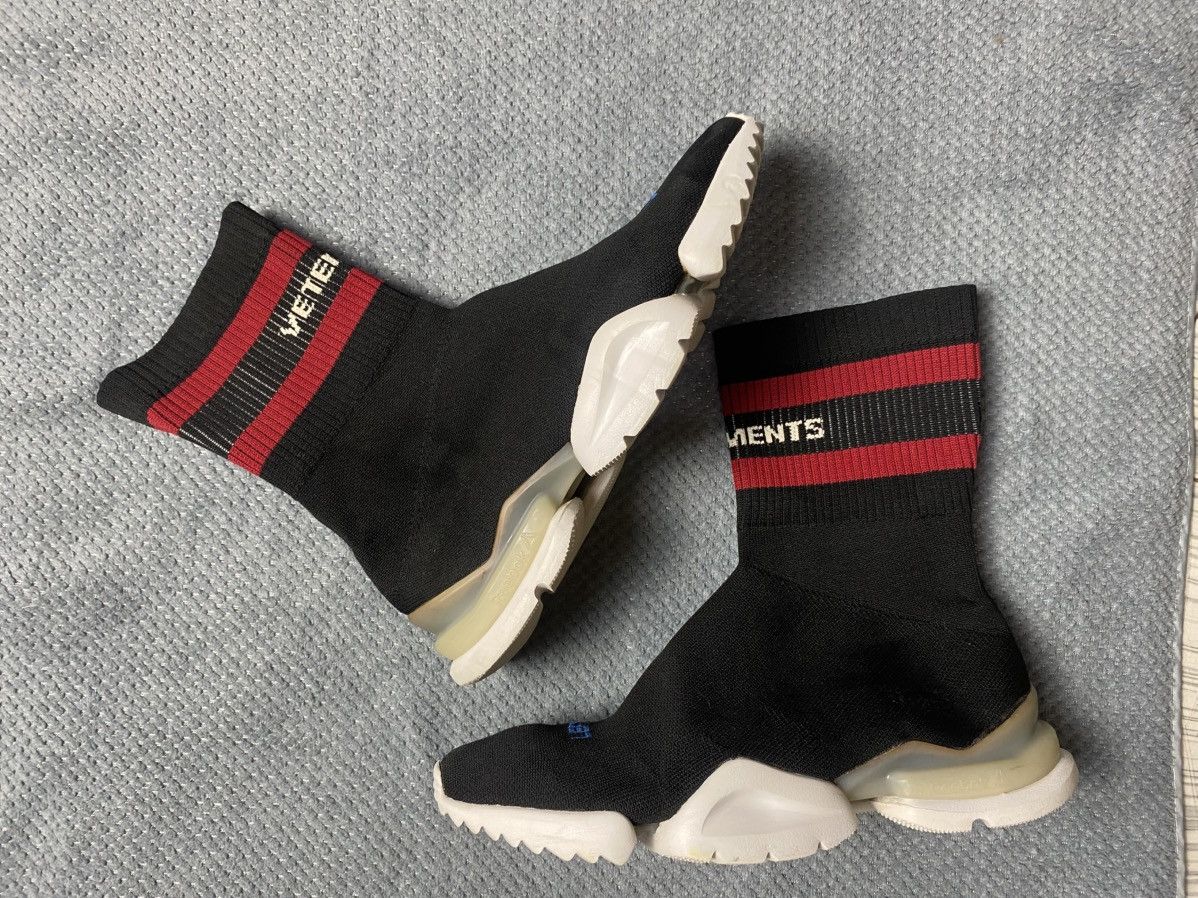 Reebok × Vetements Vetements x Reebok SS18 Sock Runner hi-top sneaker Size US 10 / EU 43 - 1 Thumbnail