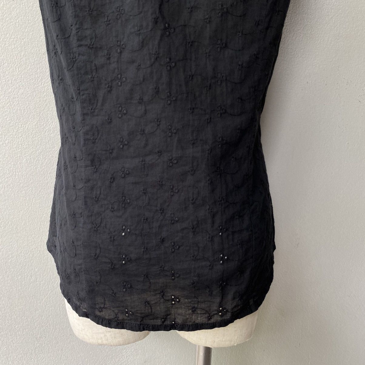 Japanese Brand Parasuco Denim Legend Y2K Punk Sleeveless fitted top Size S / US 4 / IT 40 - 20 Thumbnail