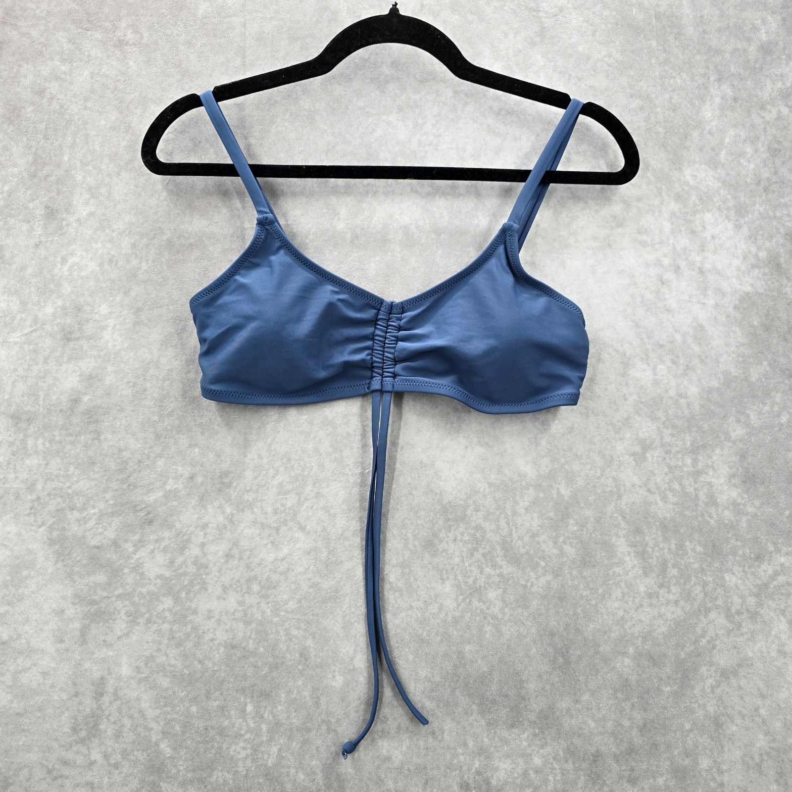 Other Blue Padded Adjustable String Bikini Top Swimwear Medium Size ONE SIZE - 5 Thumbnail