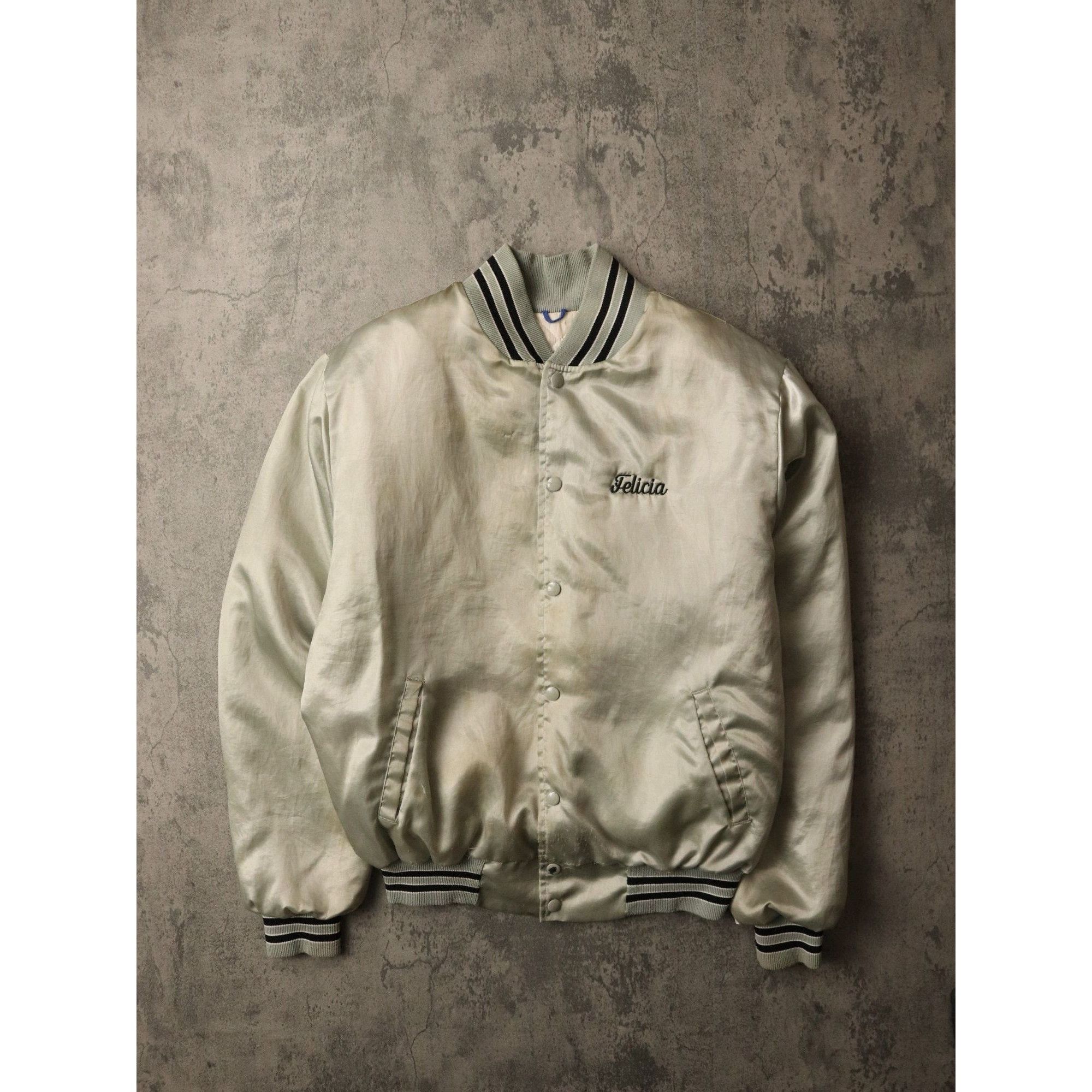 Vintage Vintage Maullers Football Jacket Satin Snap On Size US L / EU 52-54 / 3 - 1 Thumbnail