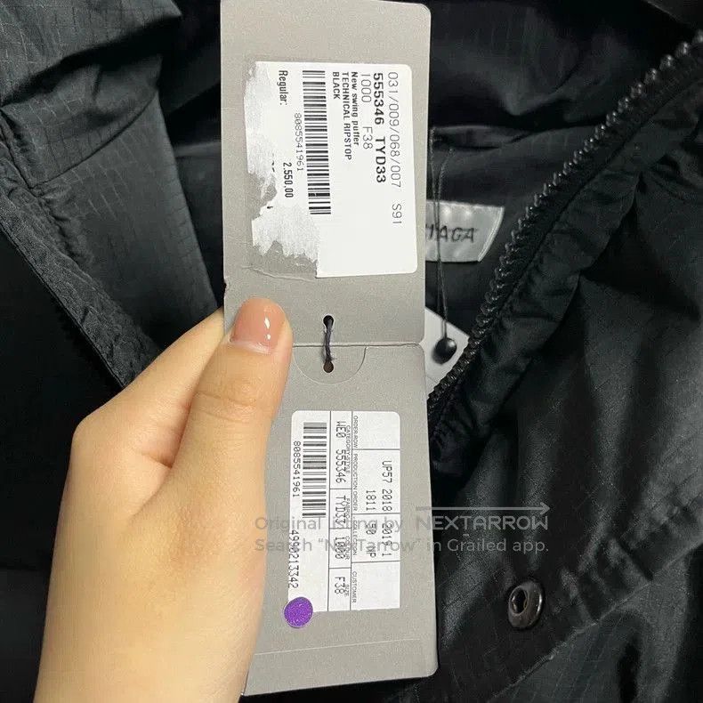 Balenciaga Balenciaga Black Quilted Down Jacket. Size US S / EU 44-46 / 1 - 4 Thumbnail