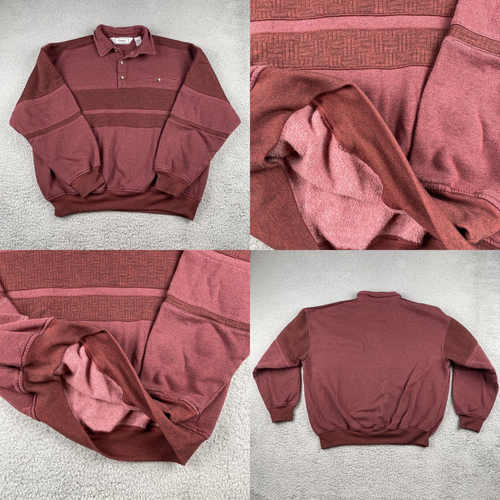 Vintage VINTAGE Palmland Sweater Mens XL Red Cotton Blend Ultra Soft Pullover Size US XL / EU 56 / 4 - 8 Thumbnail
