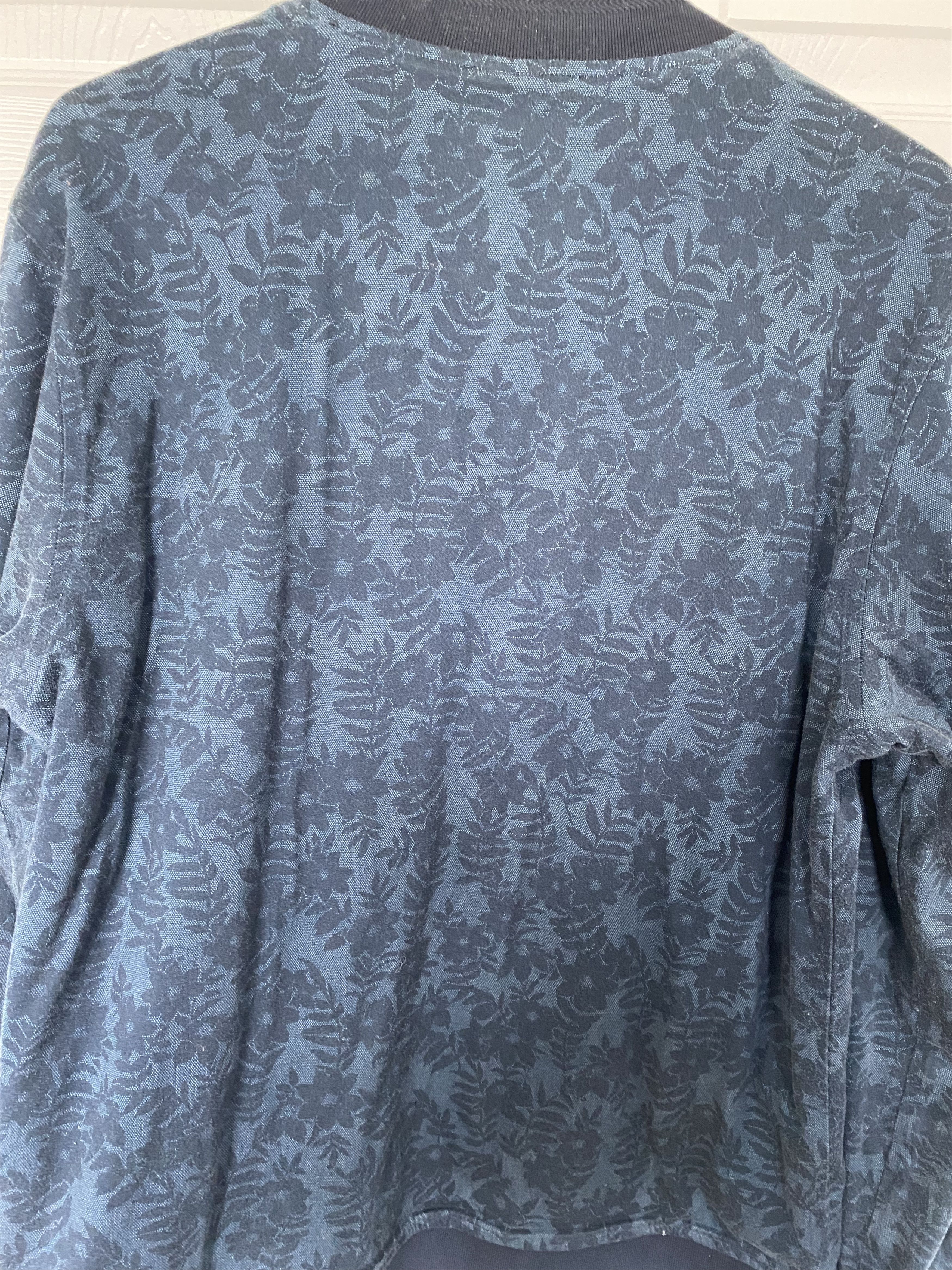 Ted Baker Ted Baker Reversible Bomber Jacket Navy & Floral |Size 4| Size US L / EU 52-54 / 3 - 2 Thumbnail