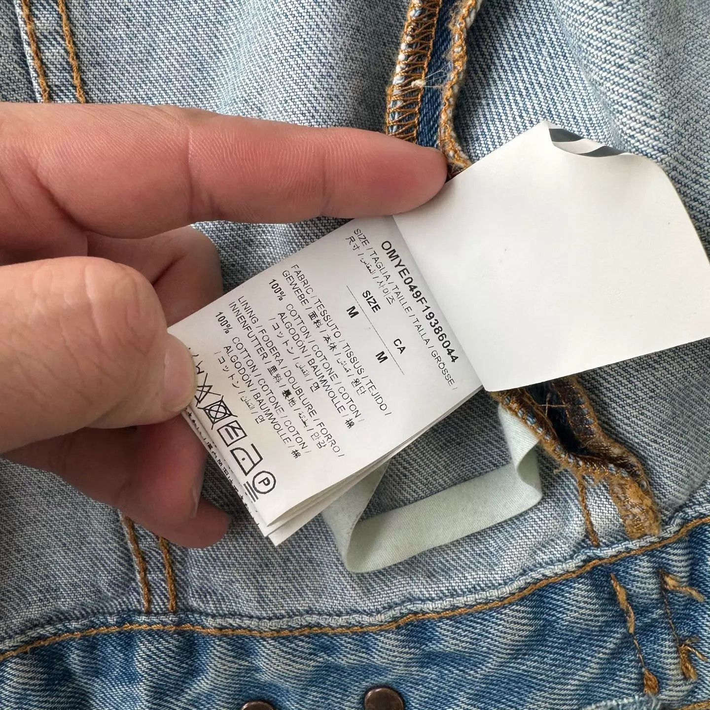 Other Distressed Graffiti Denim Jacket M Mint Size US M / EU 48-50 / 2 - 8 Thumbnail