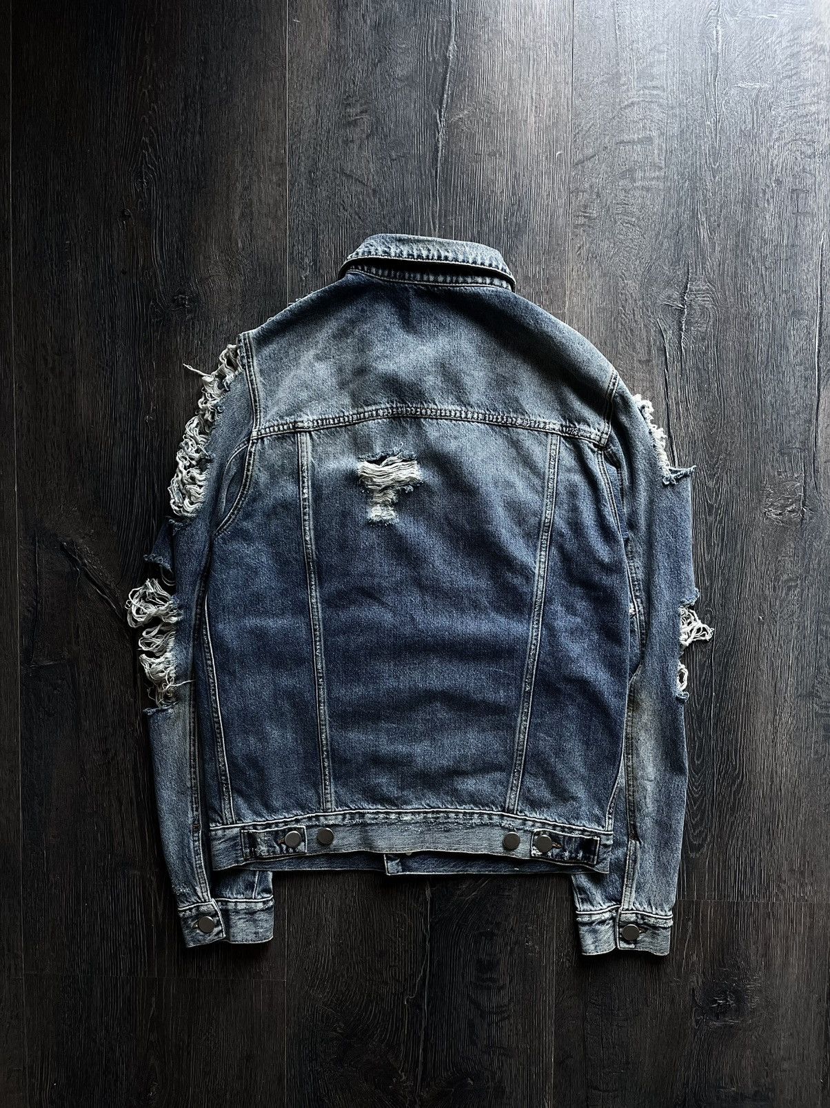Balmain Balmain Destroyed Distressed Denim Jacket Size US M / EU 48-50 / 2 - 13 Thumbnail
