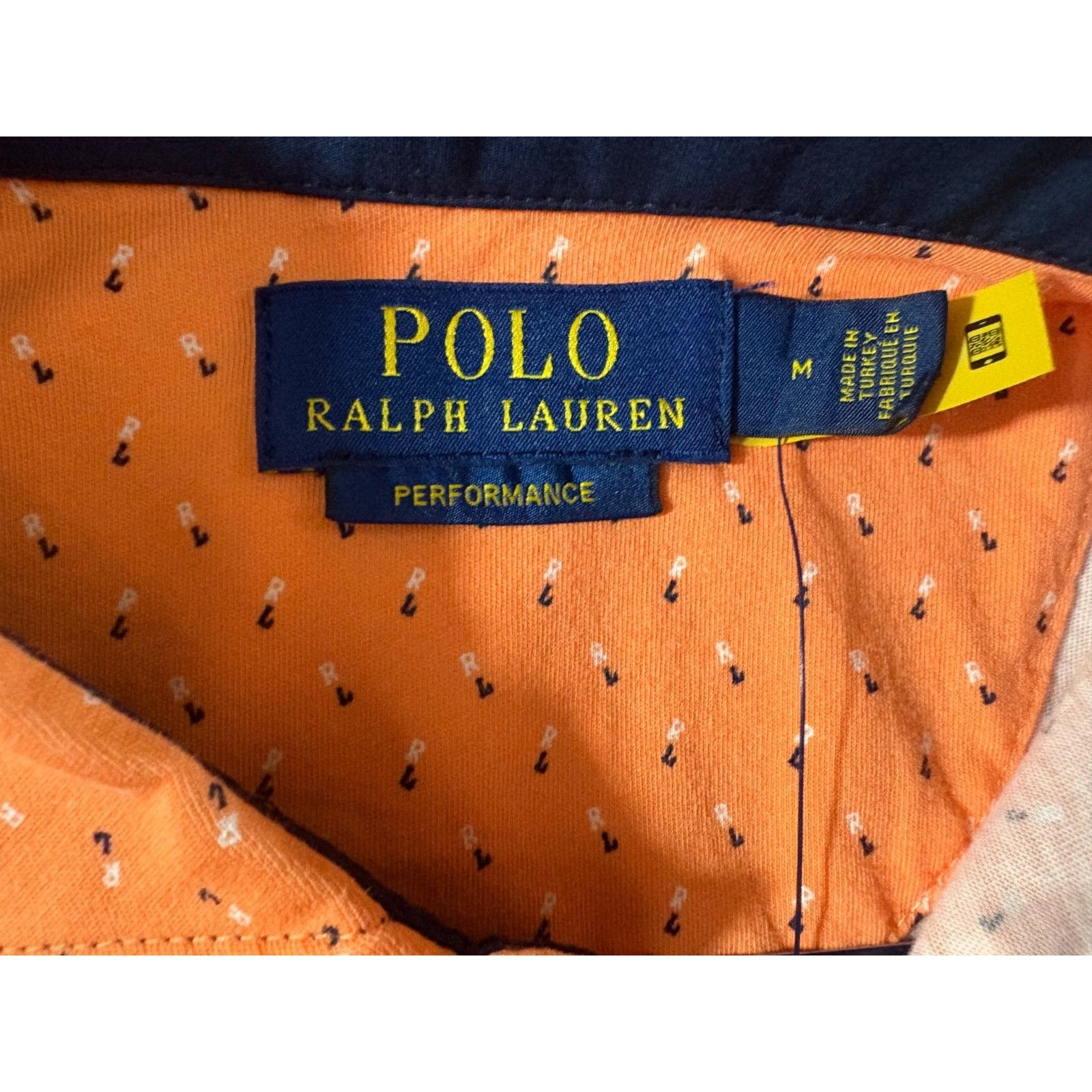 Polo Ralph Lauren Polo Ralph Lauren Performance Jersey Polo Shirt sz M color O Size US M / EU 48-50 / 2 - 2 Thumbnail