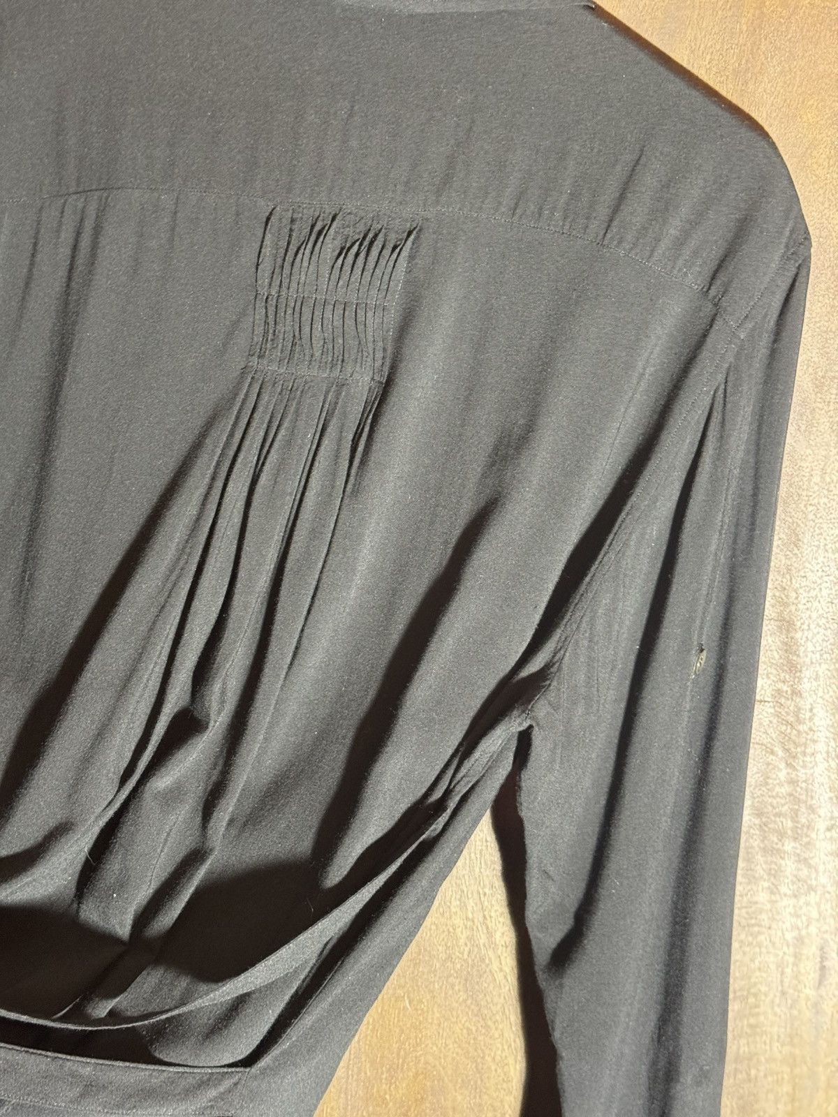 Ann Demeulemeester ann demeulemeester fw10 runway long black shirt 40 fr Size M / US 6-8 / IT 42-44 - 13 Thumbnail