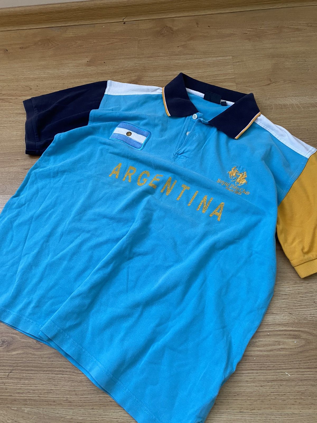 Polo Ralph Lauren × Vintage Polo Ralph Lauren style Argentina distressed rugby polo Size US XL / EU 56 / 4 - 4 Thumbnail