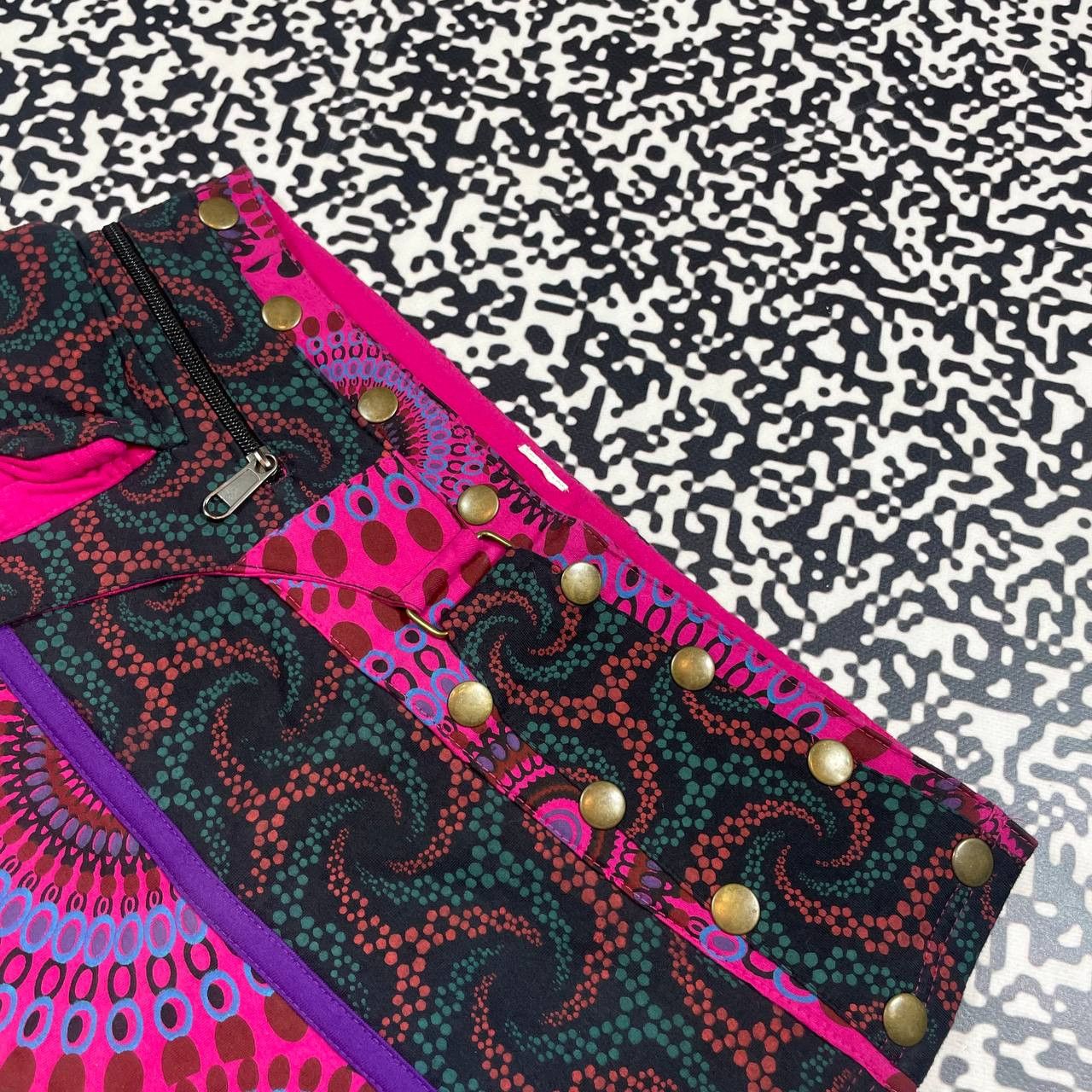 Japanese Brand Vintage Y2K Japanese Retro Hippie Sexy Style Mini Skirt Size 28" / US 6 / IT 42 - 9 Thumbnail
