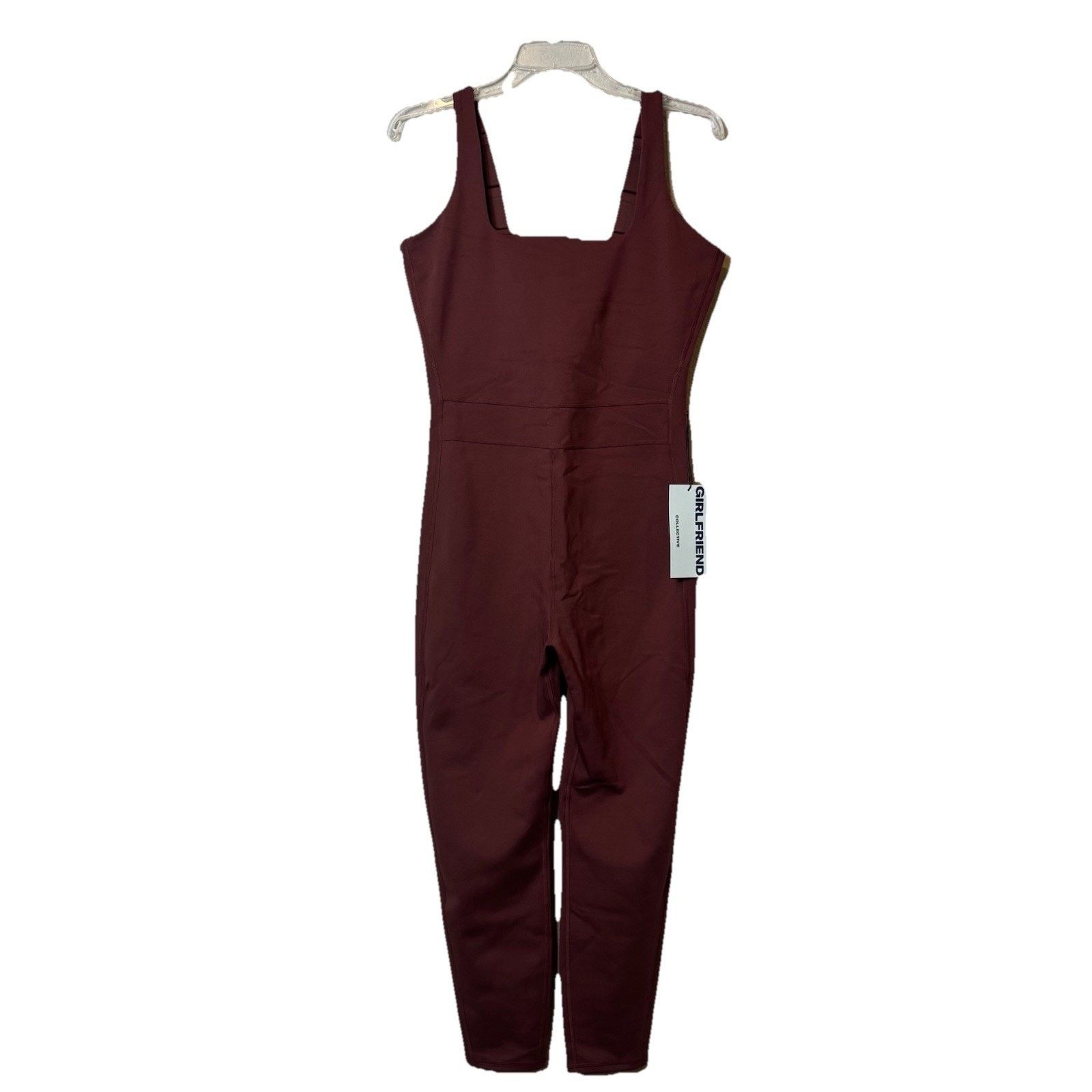 Girlfriend Collective Girlfriend Collective Kona Luxe Unitard Square Neck Brown XL Size 38" / US 16 / IT 52 - 1 Thumbnail