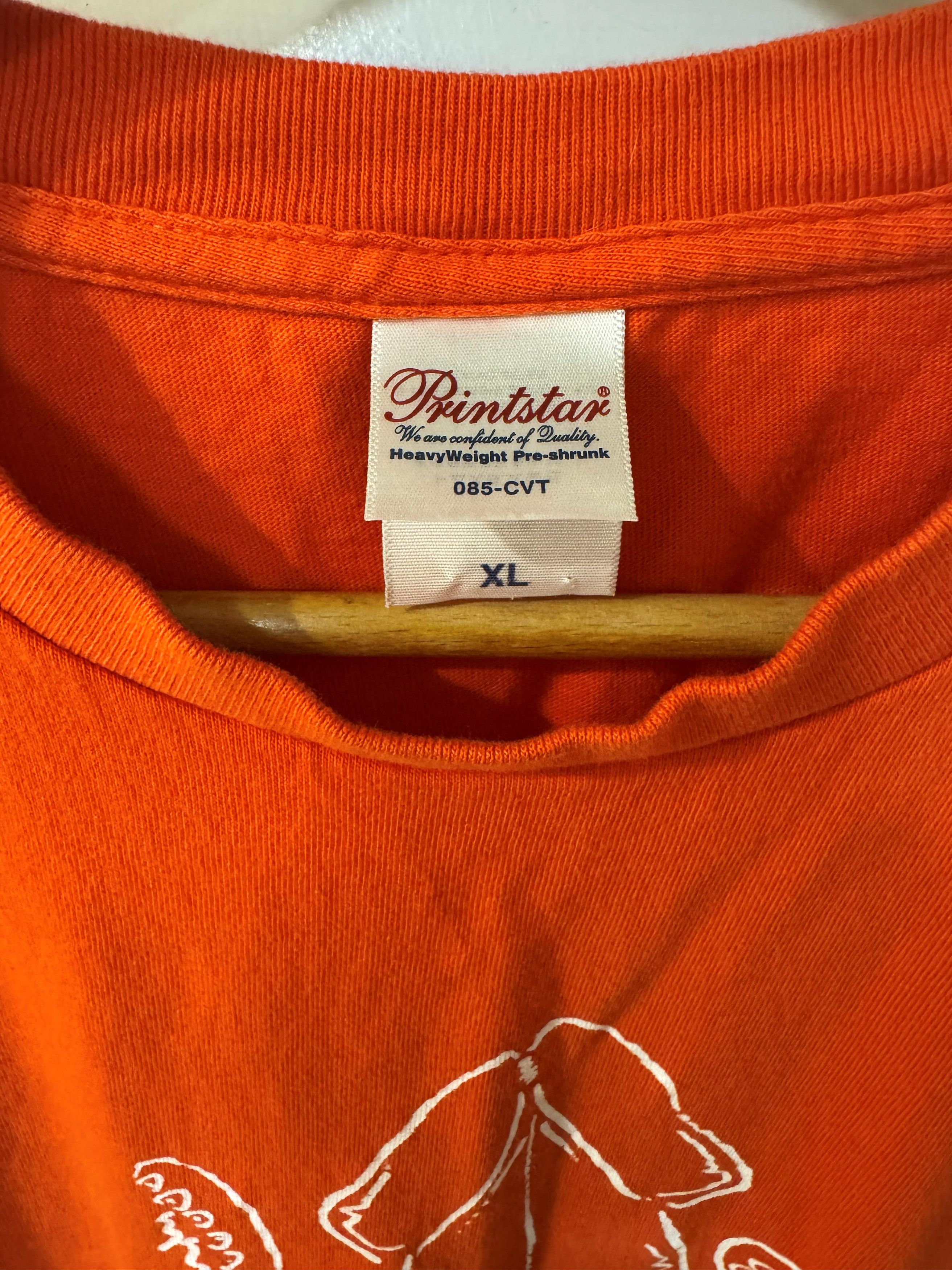 Other Rare Narukiyo Tokyo Izakaya Squid Graphic Tee Orange Size US XL / EU 56 / 4 - 4 Thumbnail