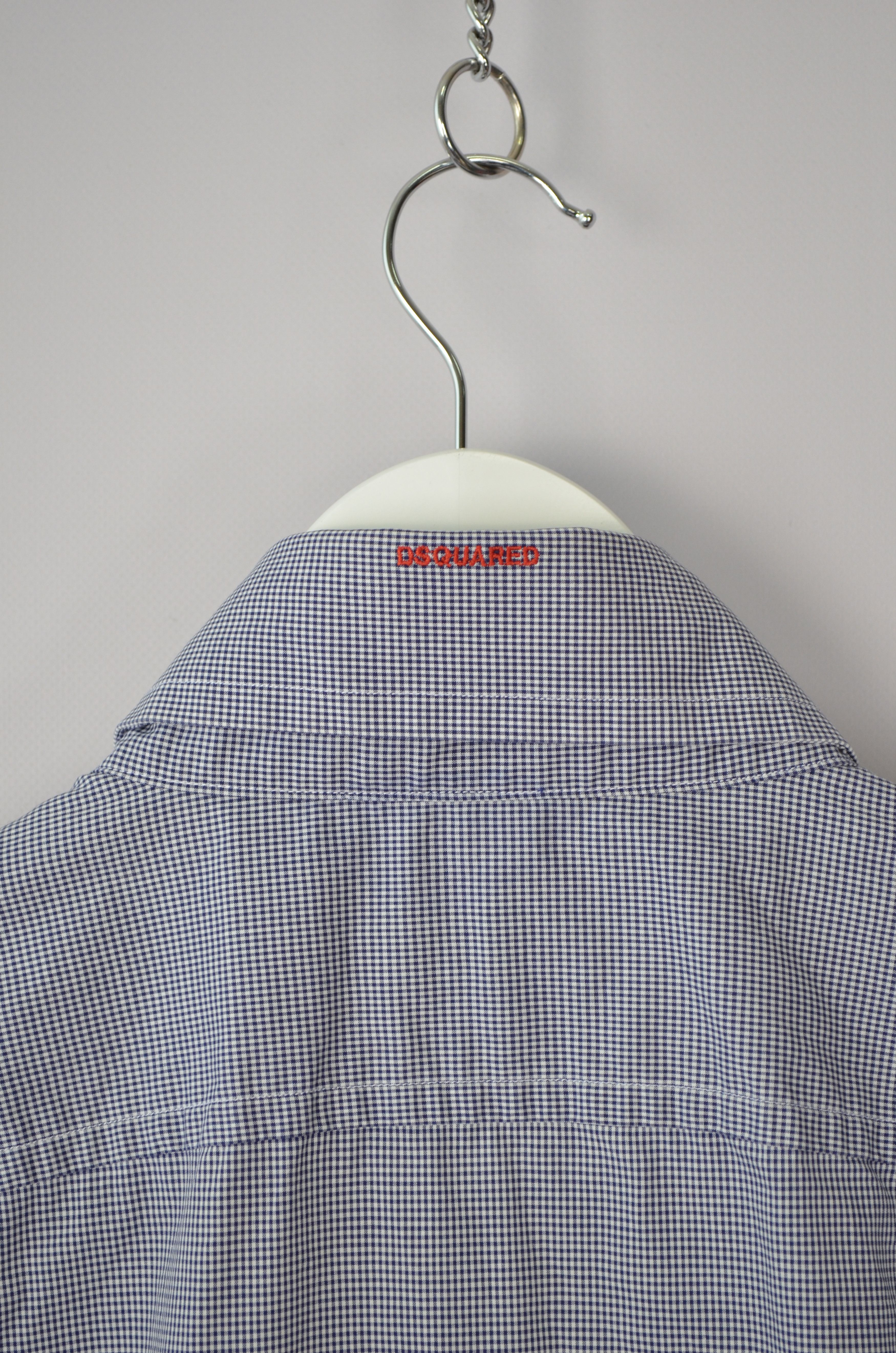 Designer × Dsquared2 Dsquared2 Check White Blue L/S Shirt Size S/M Designer Size US M / EU 48-50 / 2 - 3 Thumbnail