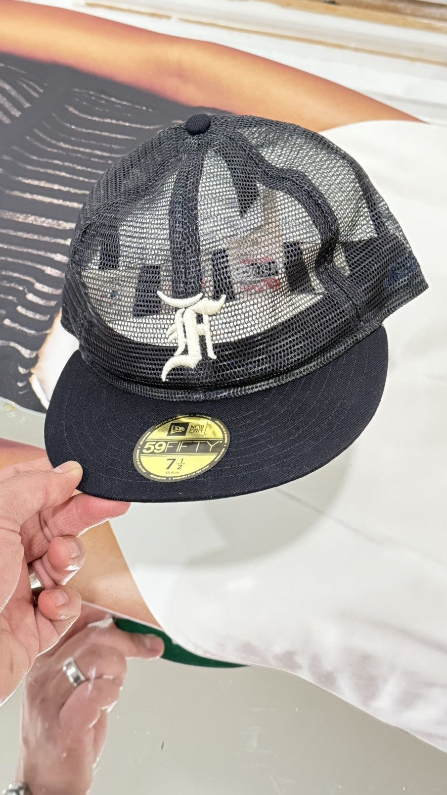 Fear of God × MLB × New Era (new+tag) Fear Of God x New Era fitted 59FIFTY hat size 7.5 Size ONE SIZE - 1 Thumbnail