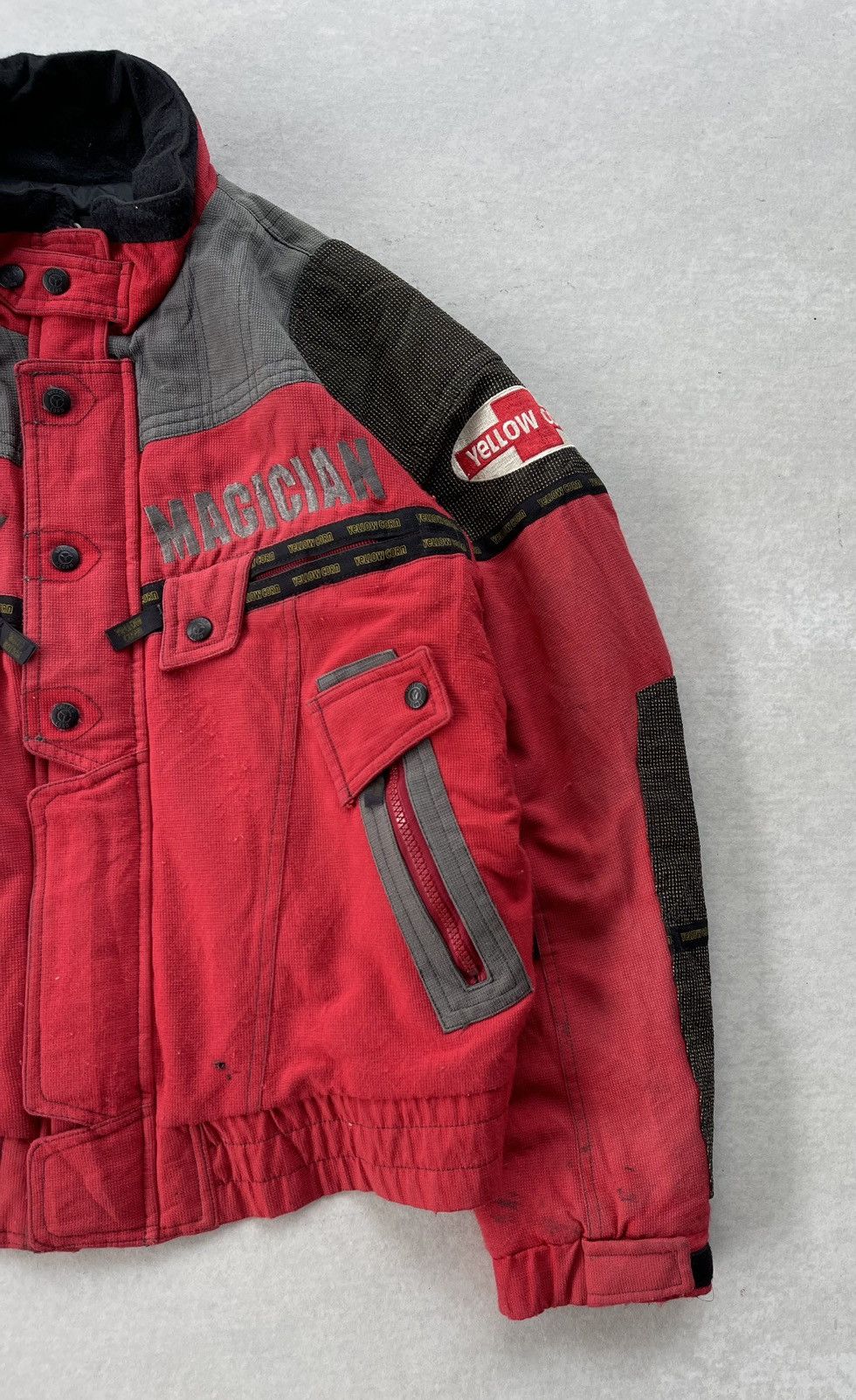 YELLOW CORN Vintage Yellow Corn Red Racing Bomber Jacket Size US M / EU 48-50 / 2 - 3 Thumbnail