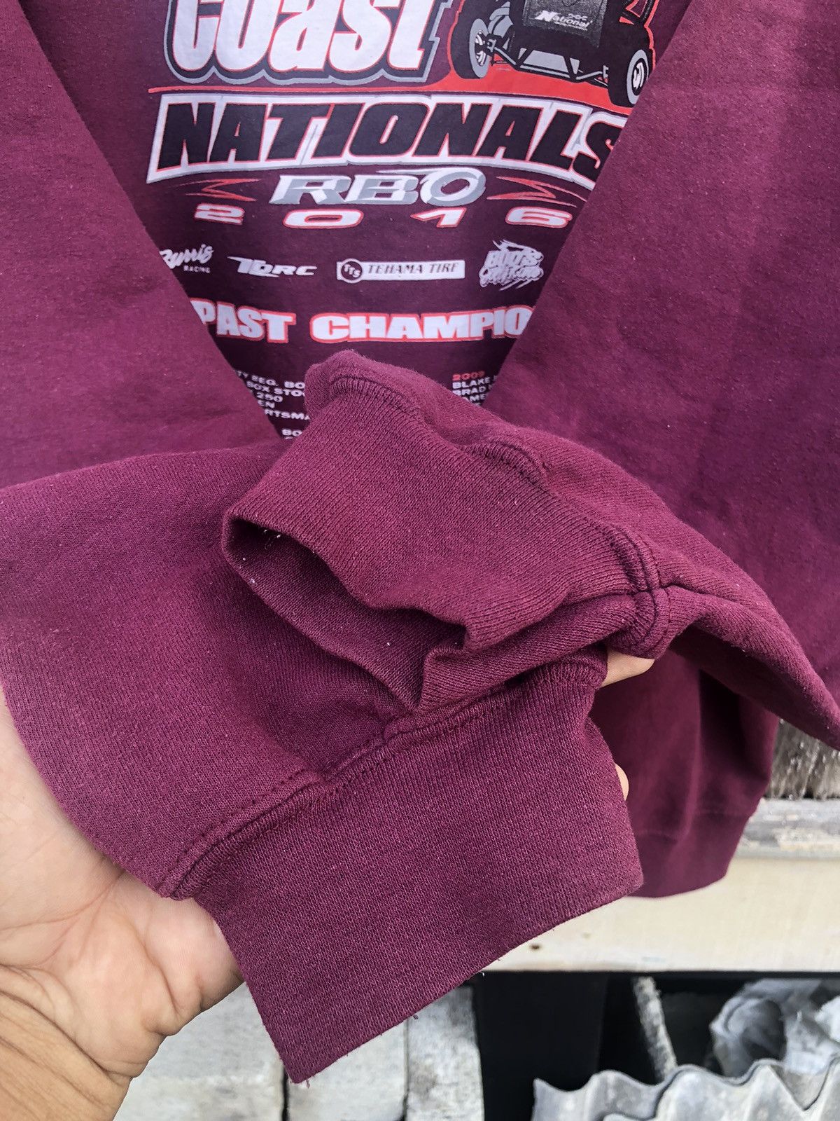 Ford × NASCAR × Vintage 🔥Vintage Y2K🔥Sunfaded West Coast National RBO Baggy Hoodies Size US XXL / EU 58 / 5 - 12 Thumbnail