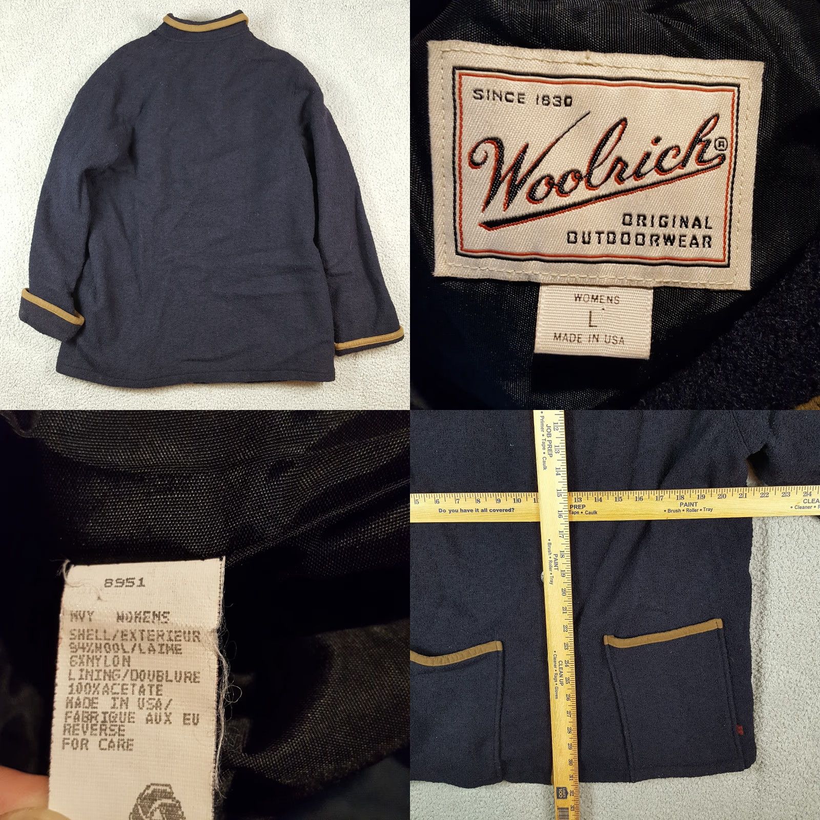 Vintage Vintage Woolrich Women's Wool Button-Up Cardigan Sweater L Fall Winter Casual Retro 90s Size L / US 10 / IT 46 - 8 Thumbnail