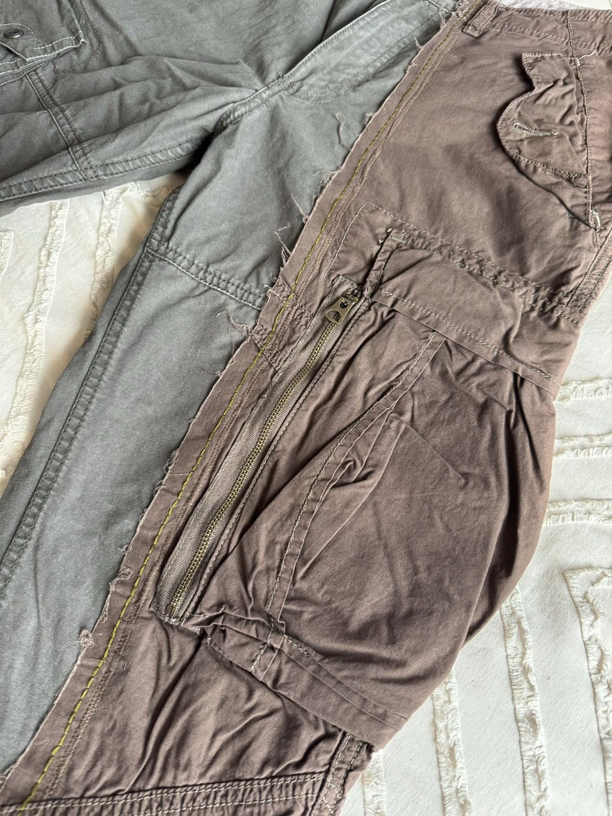 Other Custom Reworked Cargo Pants Size US 29 - 6 Thumbnail