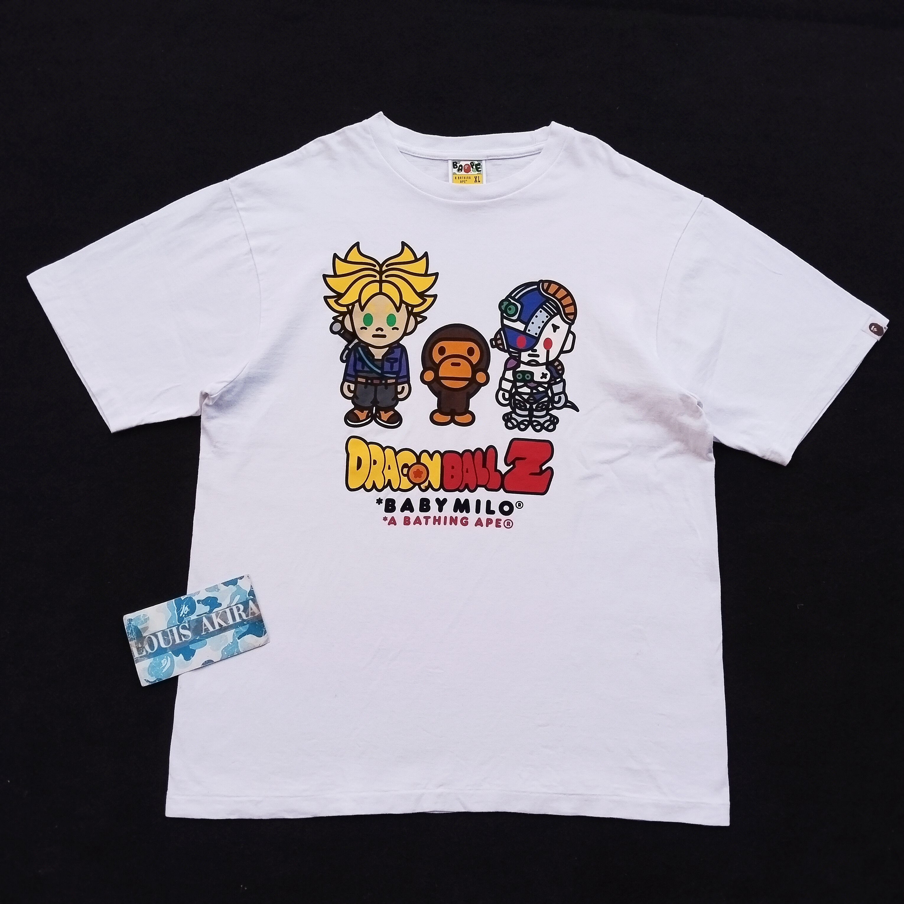 Bape Bape x Dragon Ball Z Baby Milo Trunks & Mecha Frieza Tee Size US XL / EU 56 / 4 - 1 Thumbnail