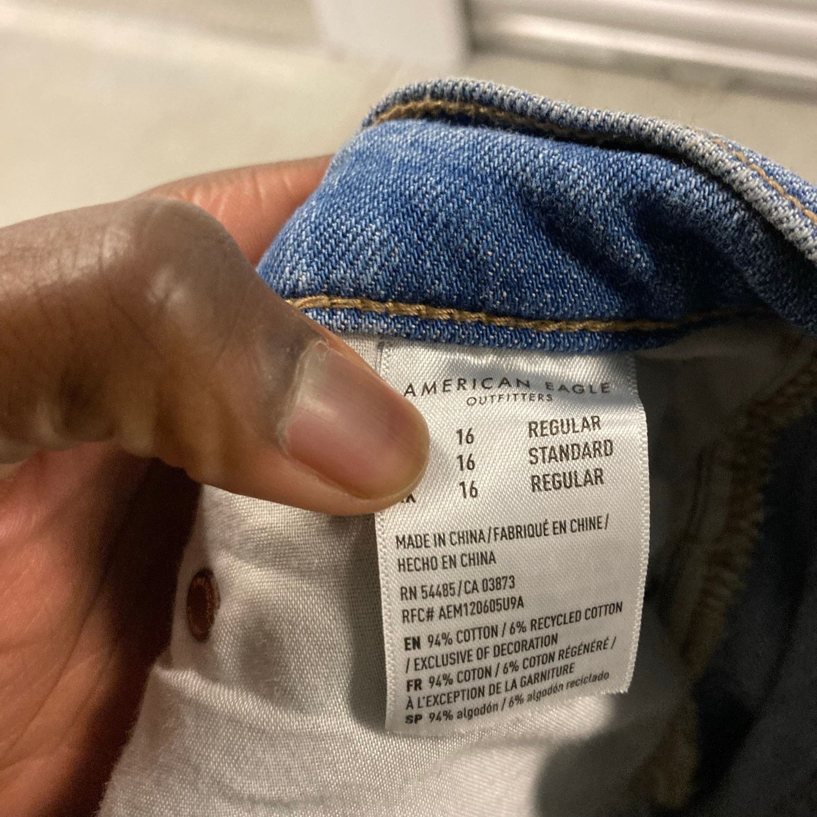 American Eagle Outfitters × Vintage Y2K American eagle baggy jeans 34x30 Size 38" / US 16 / IT 52 - 5 Thumbnail