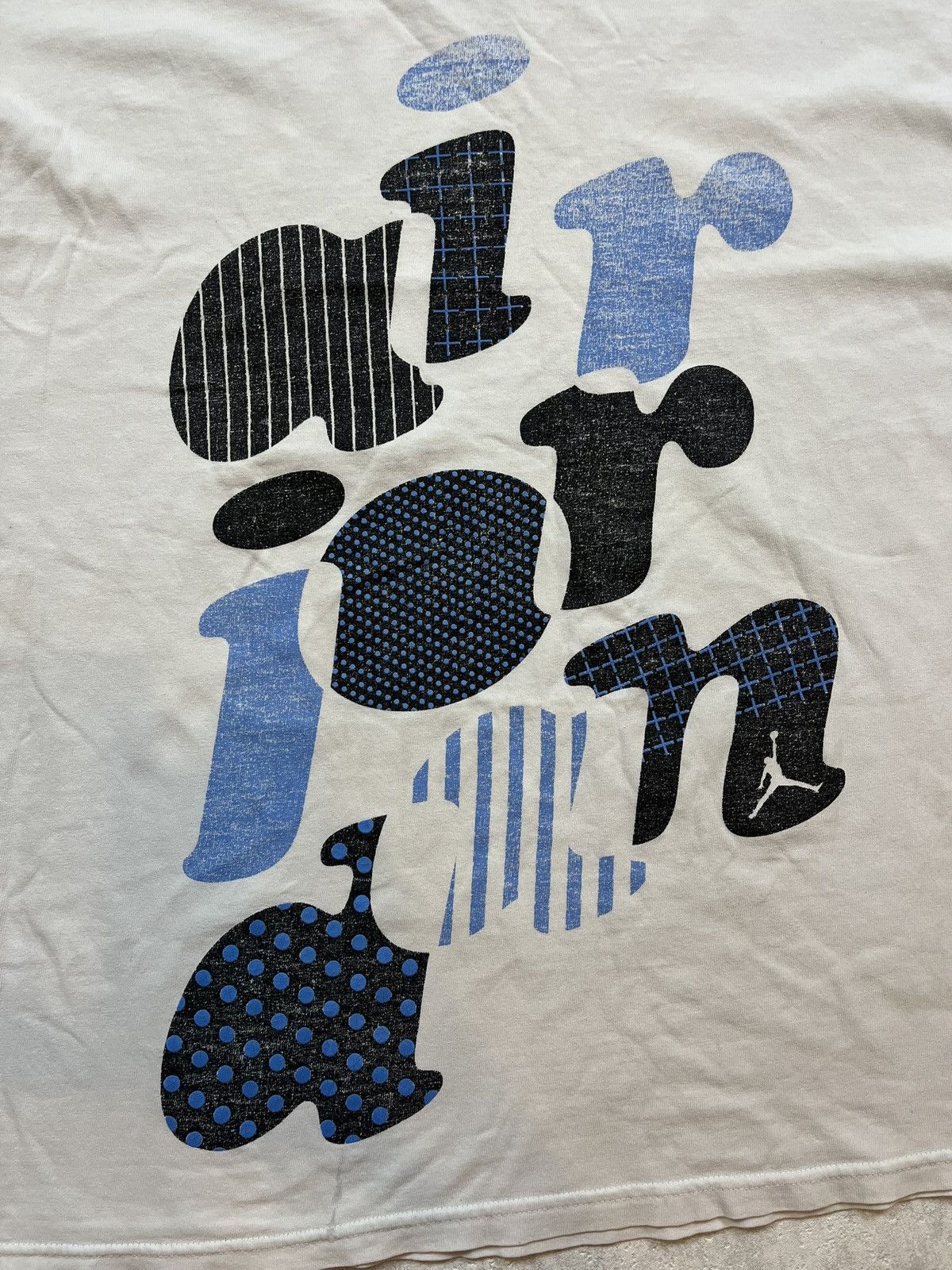 Nike × Vintage 90s Nike Jordan Vintage Y2K Big Retro Logo Tee T-Shirt Size US L / EU 52-54 / 3 - 2 Thumbnail