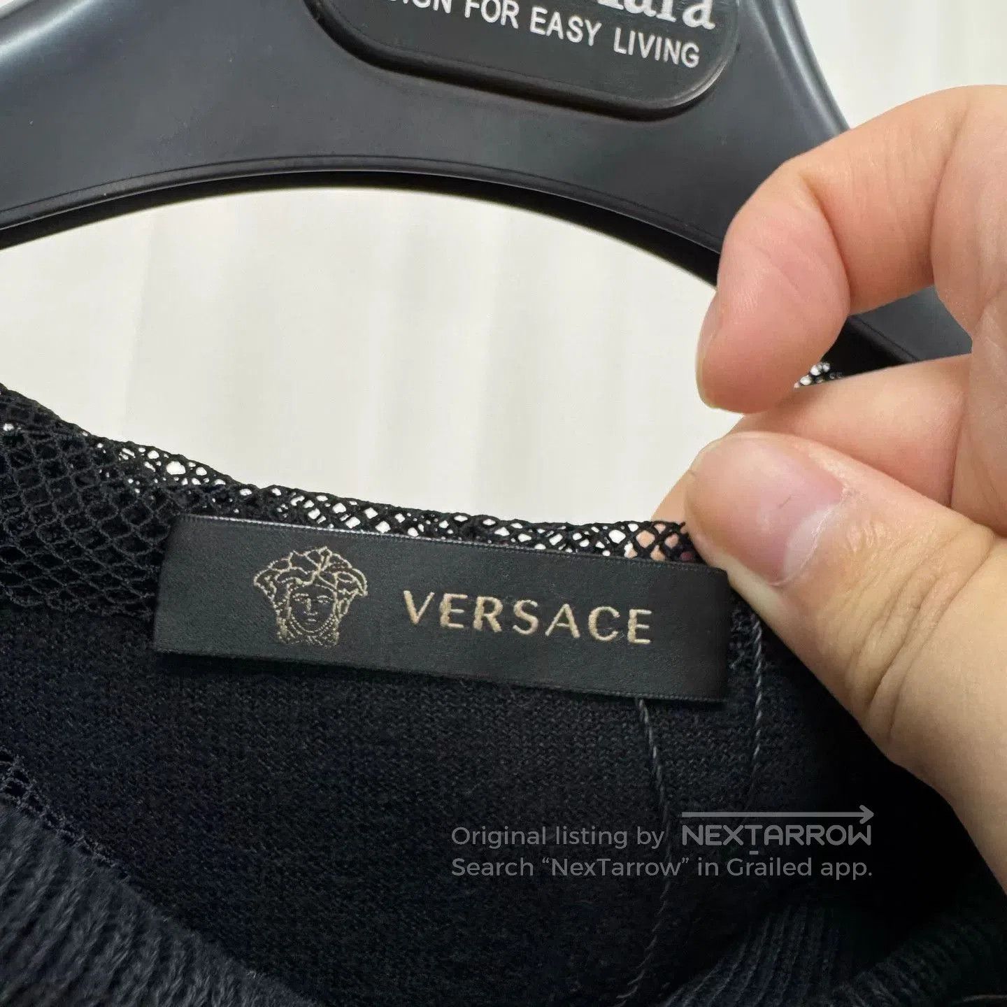 Versace versace black velvet zip. Size XS / US 0-2 / IT 36-38 - 5 Thumbnail