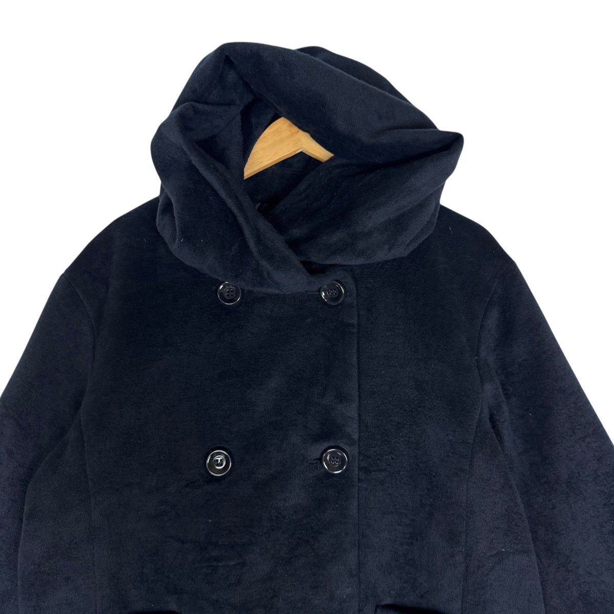 Hiroko Koshino Homme 🔥LAST PRICE🔥 HK Works London Mushroom Hooded Fleece Jacket Size L / US 10 / IT 46 - 3 Thumbnail