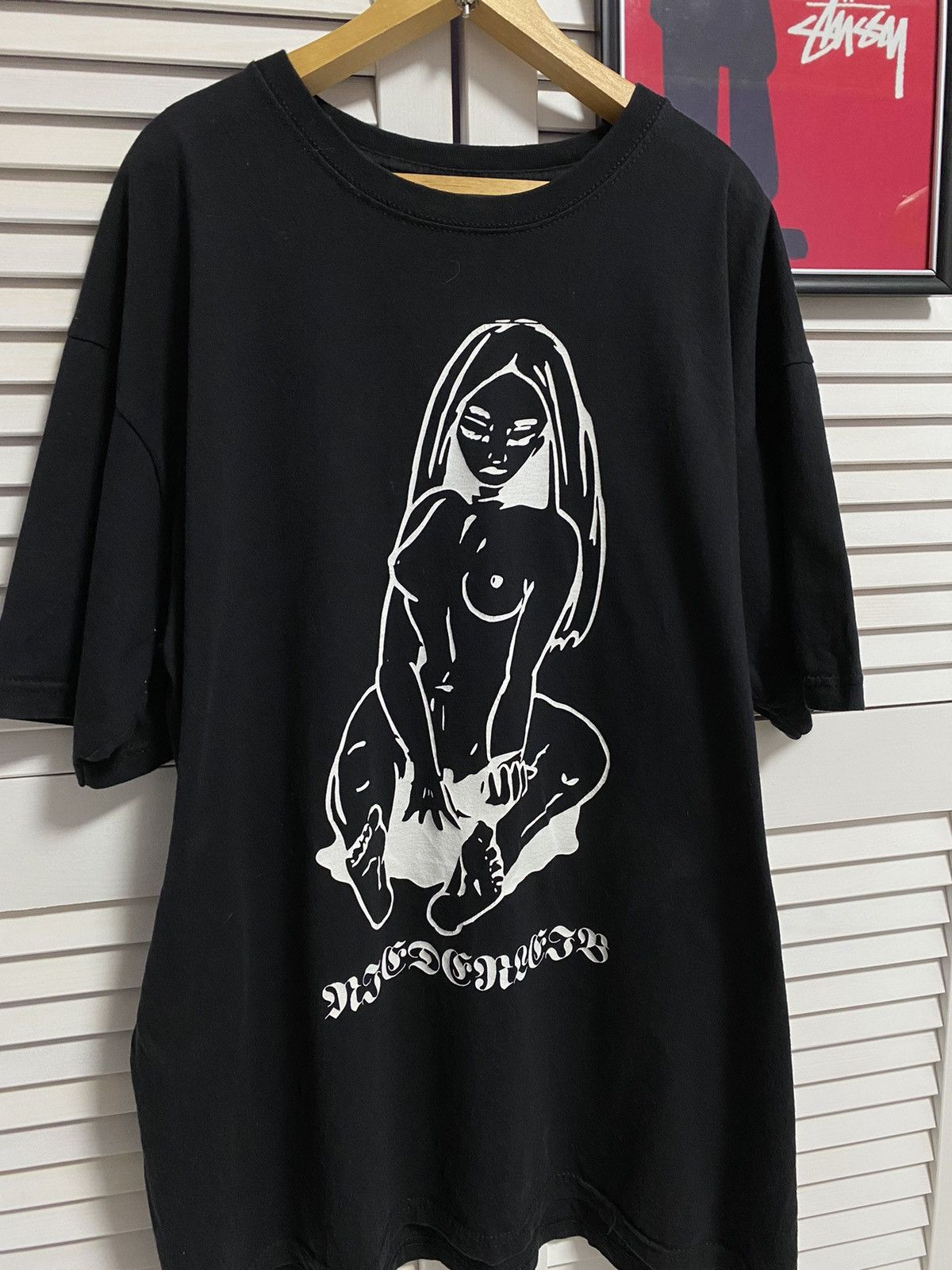 Band Tees × Japanese Brand Vintage T Shirt Tee Girl Breasts Tits Boods Chest Double Size US L / EU 52-54 / 3 - 3 Thumbnail