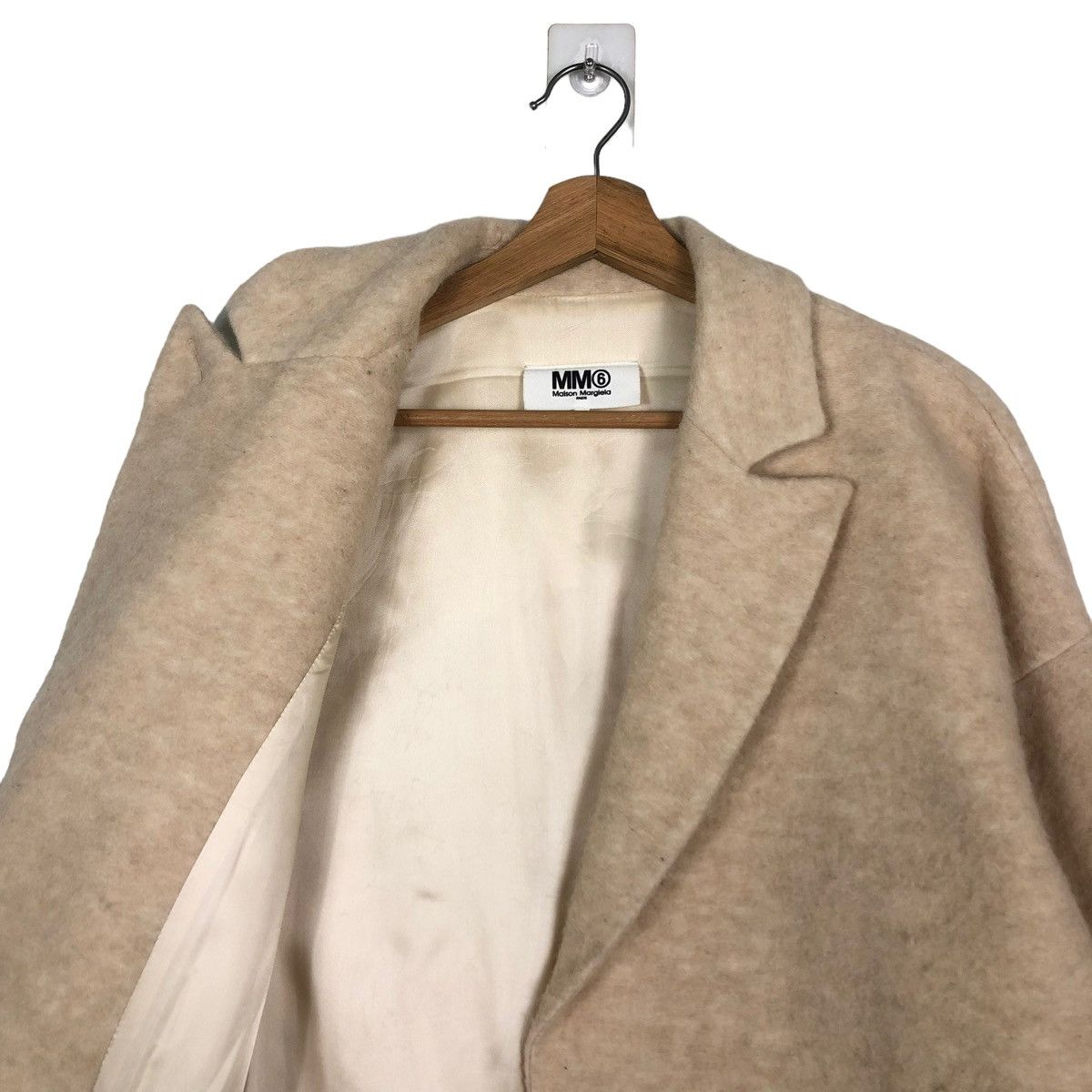 Maison Margiela 🔥MM6 A/W 2016 Mohair Wool Double Breast Jacket Faux Fur Size M / US 6-8 / IT 42-44 - 10 Thumbnail