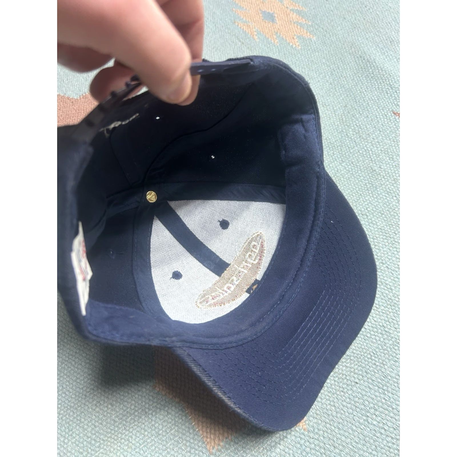 Vintage VINTAGE Unbranded SnapBack Hat Cap Adjustable Navy Blue Michigan the bean people farm Agri Sales Men Cap Hats Size ONE SIZE - 7 Thumbnail