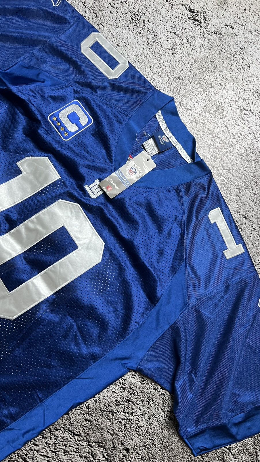Reebok NWT‼️New York Giants NFL Eli Manning captain reebok jersey Size US XL / EU 56 / 4 - 2 Thumbnail