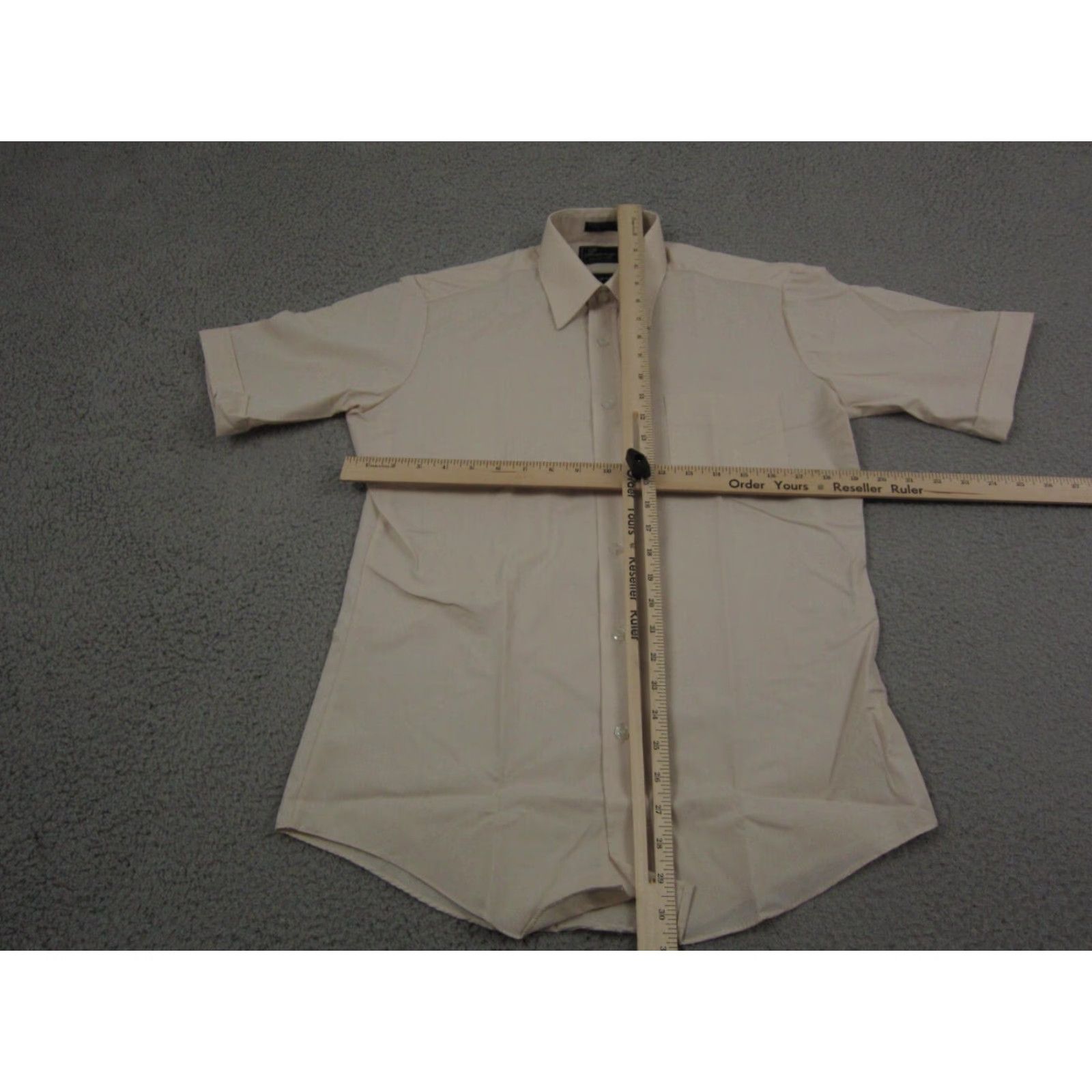 Vintage VINTAGE Surrey Shirt Mens Regular Small Beige Button-Up Short Sleeve Collared Western Size US L / EU 52-54 / 3 - 7 Thumbnail