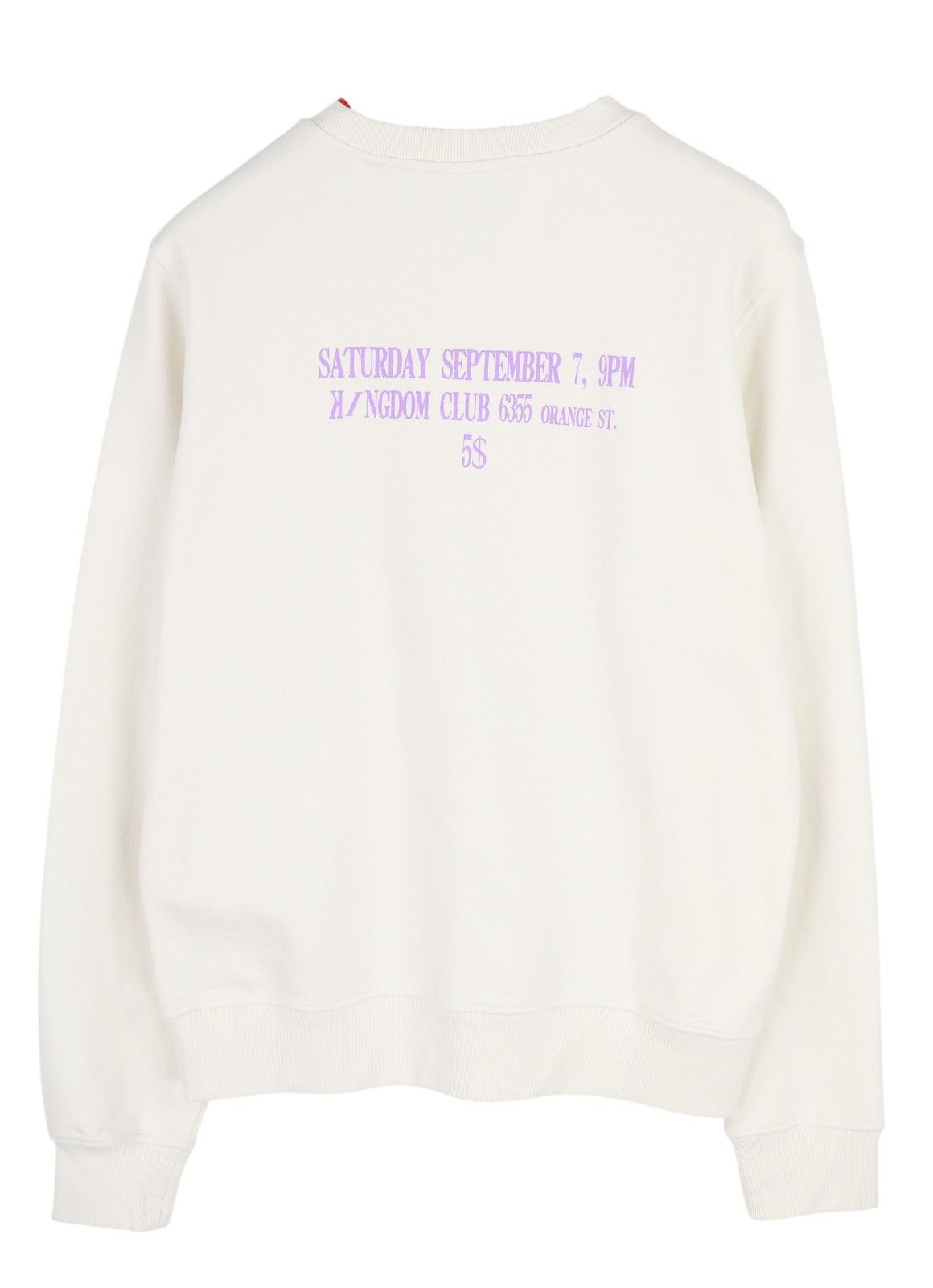 Diesel S-GINN-HS3 M White Front Logo Sweatshirt 41023 Size US M / EU 48-50 / 2 - 2 Thumbnail