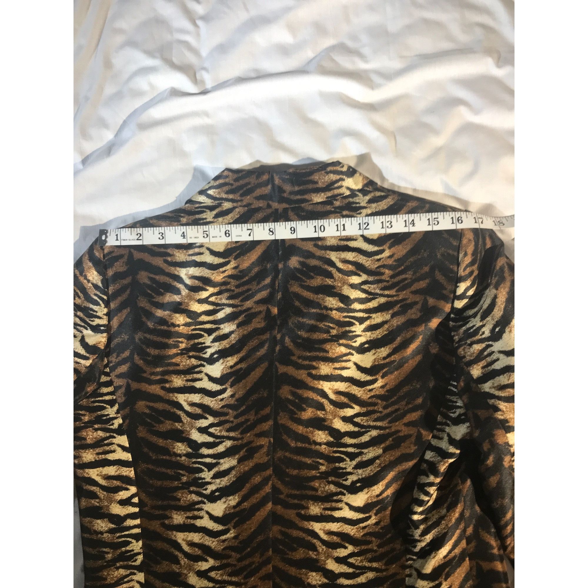 Other Le Suit Women's Animal Print Long Buttonless Blazer Duster Size M / US 6-8 / IT 42-44 - 6 Thumbnail