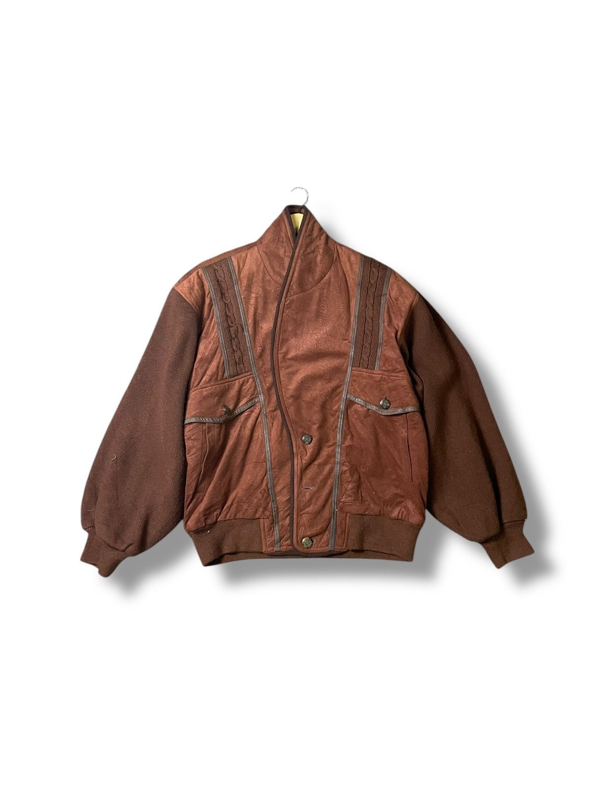 Designer × Japanese Brand × Vintage Comfort Life x Vintage Two Layer Liner Bomber Jacket (35) Size US L / EU 52-54 / 3 - 1 Thumbnail